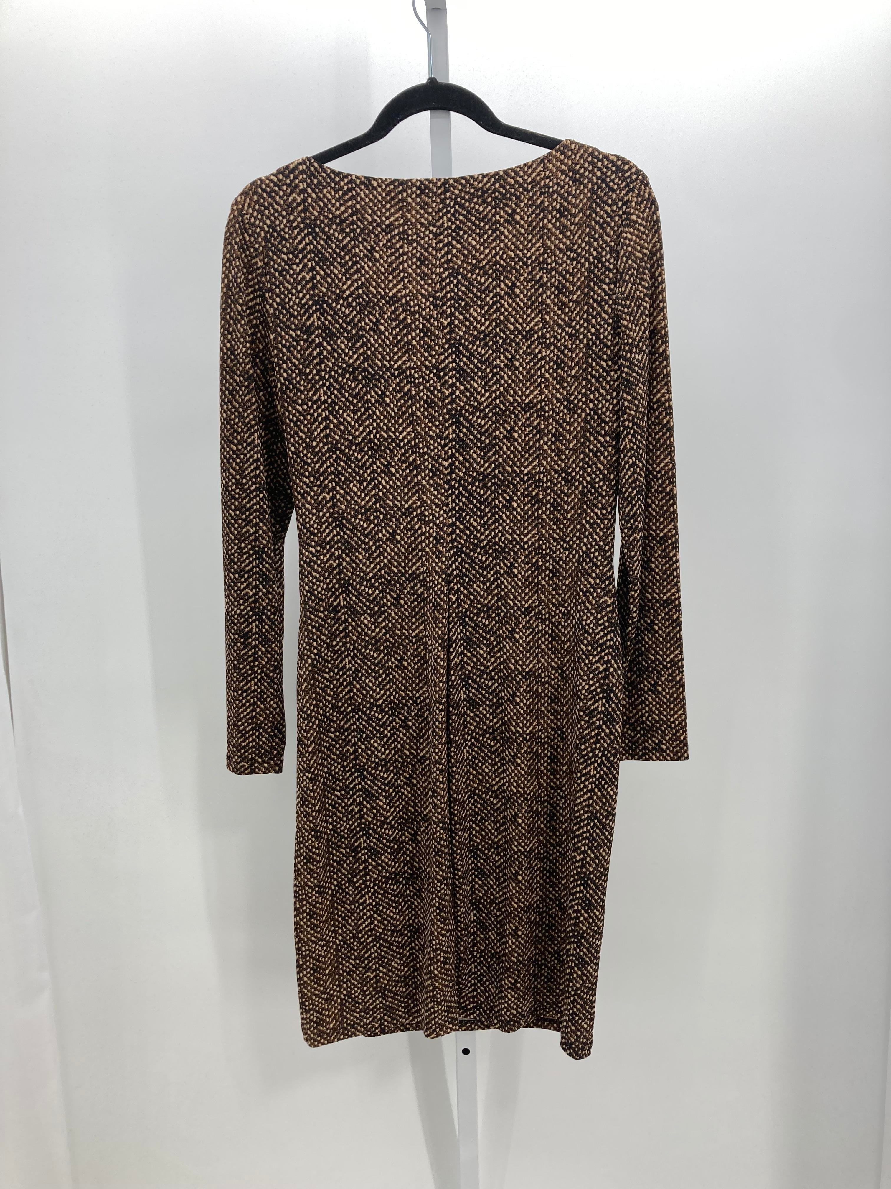 Ralph Lauren Size 10 Misses Long Sleeve Dress