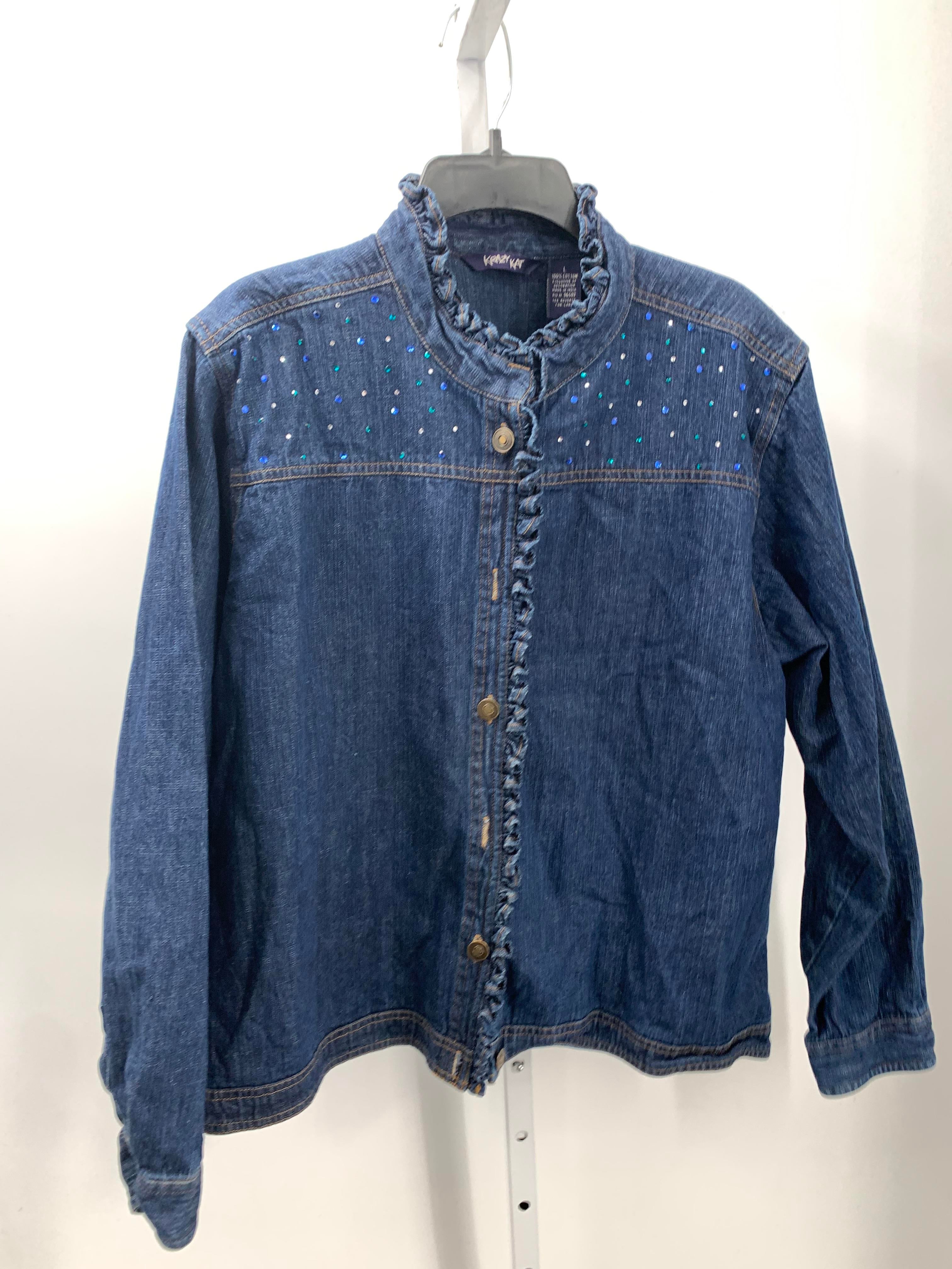 Krazy Kat Size Large Misses Lightweight Jacket