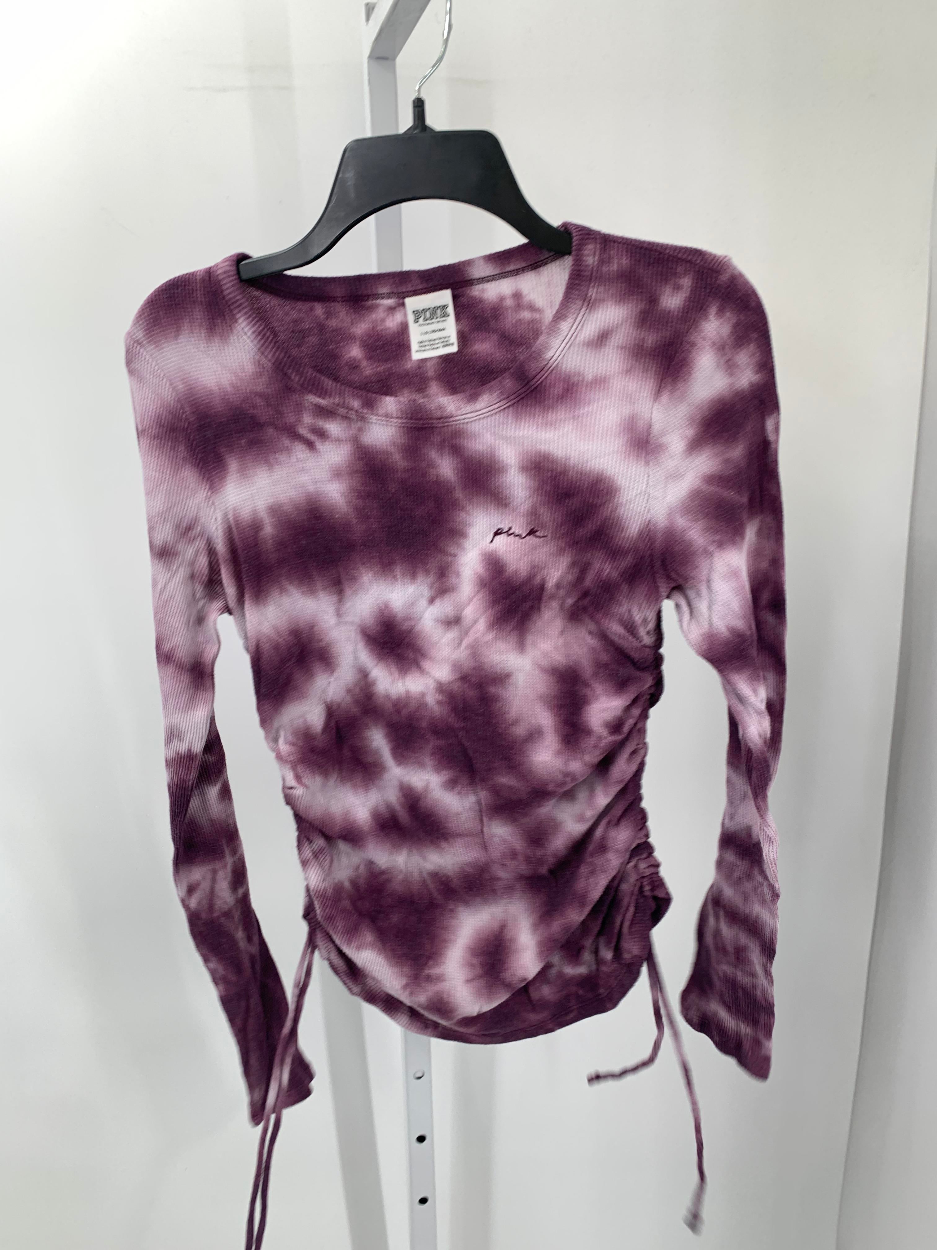 PINK Size Large Juniors Long Sleeve Shirt