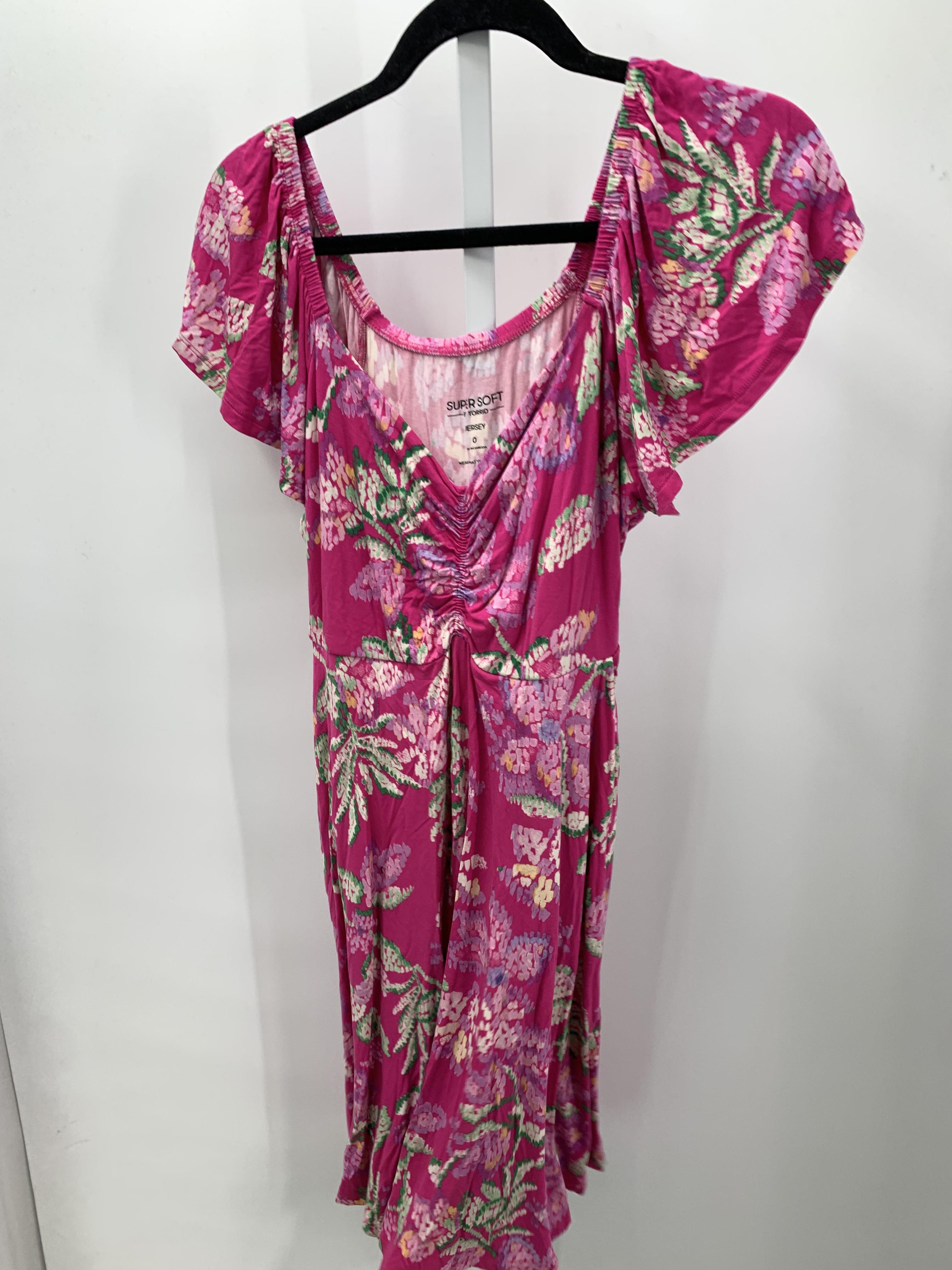 Torrid Size 0 Misses Short Sleeve Dress