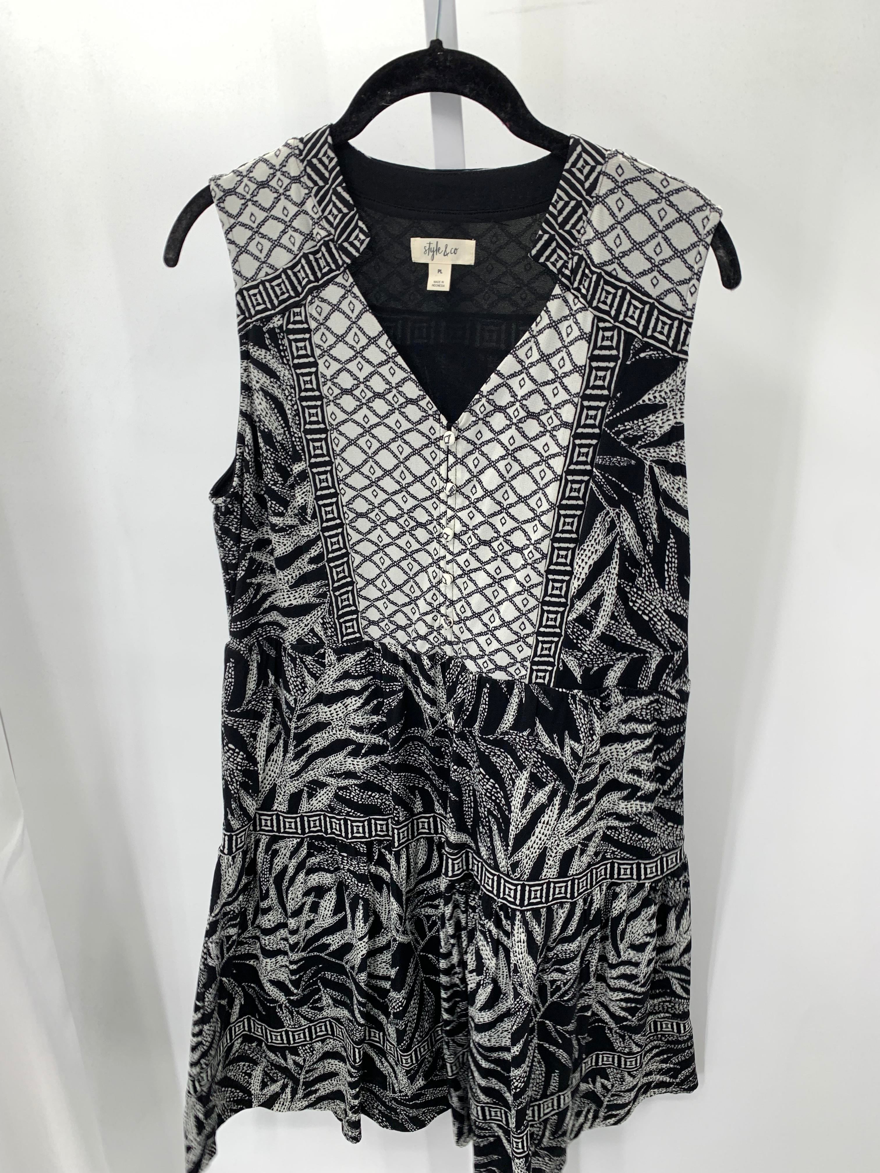 Style & Co. Size Large Petite Petite Sleeveless Dress