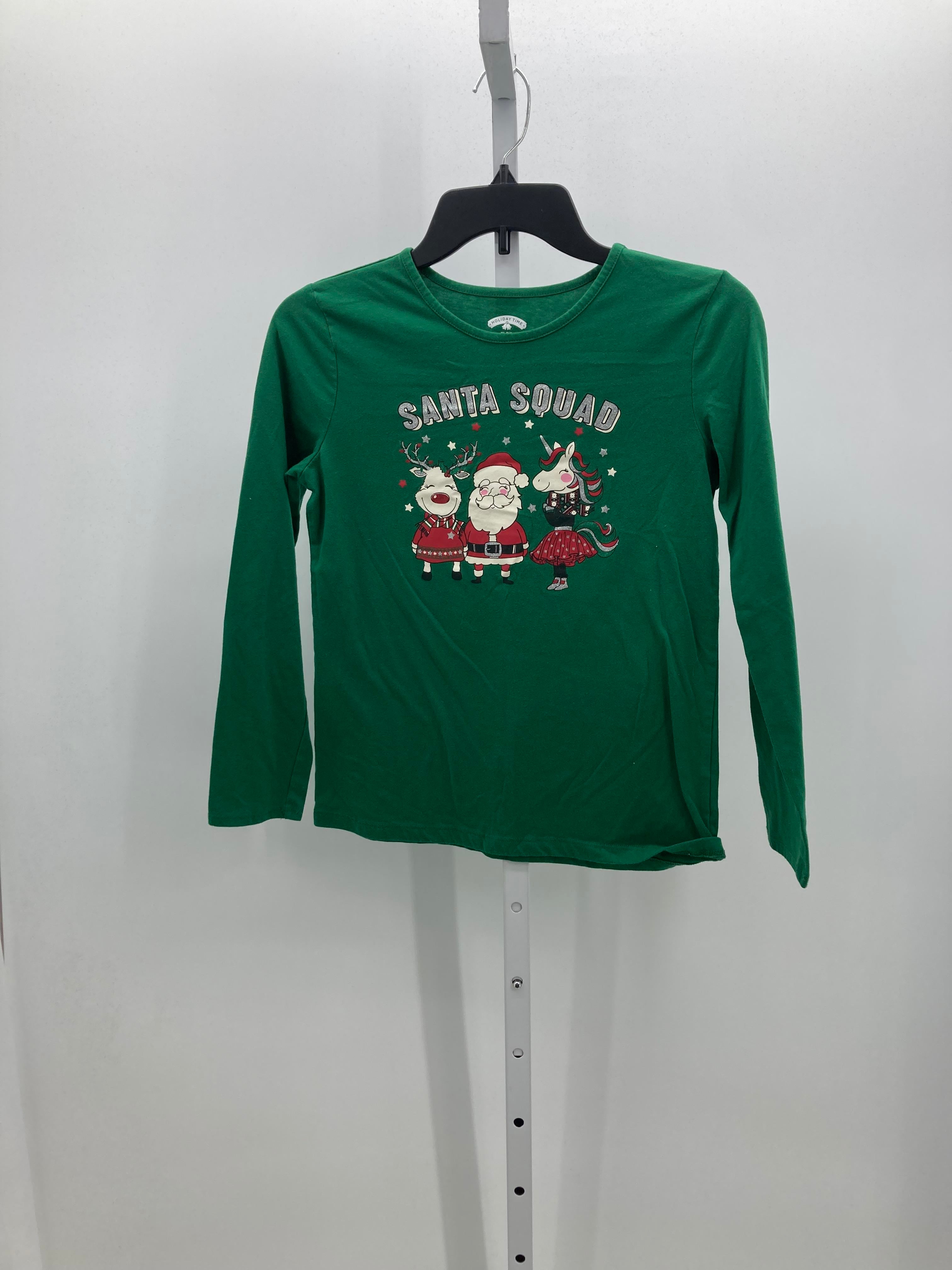 LONG SLV SHIRT SANTA SQUAD.