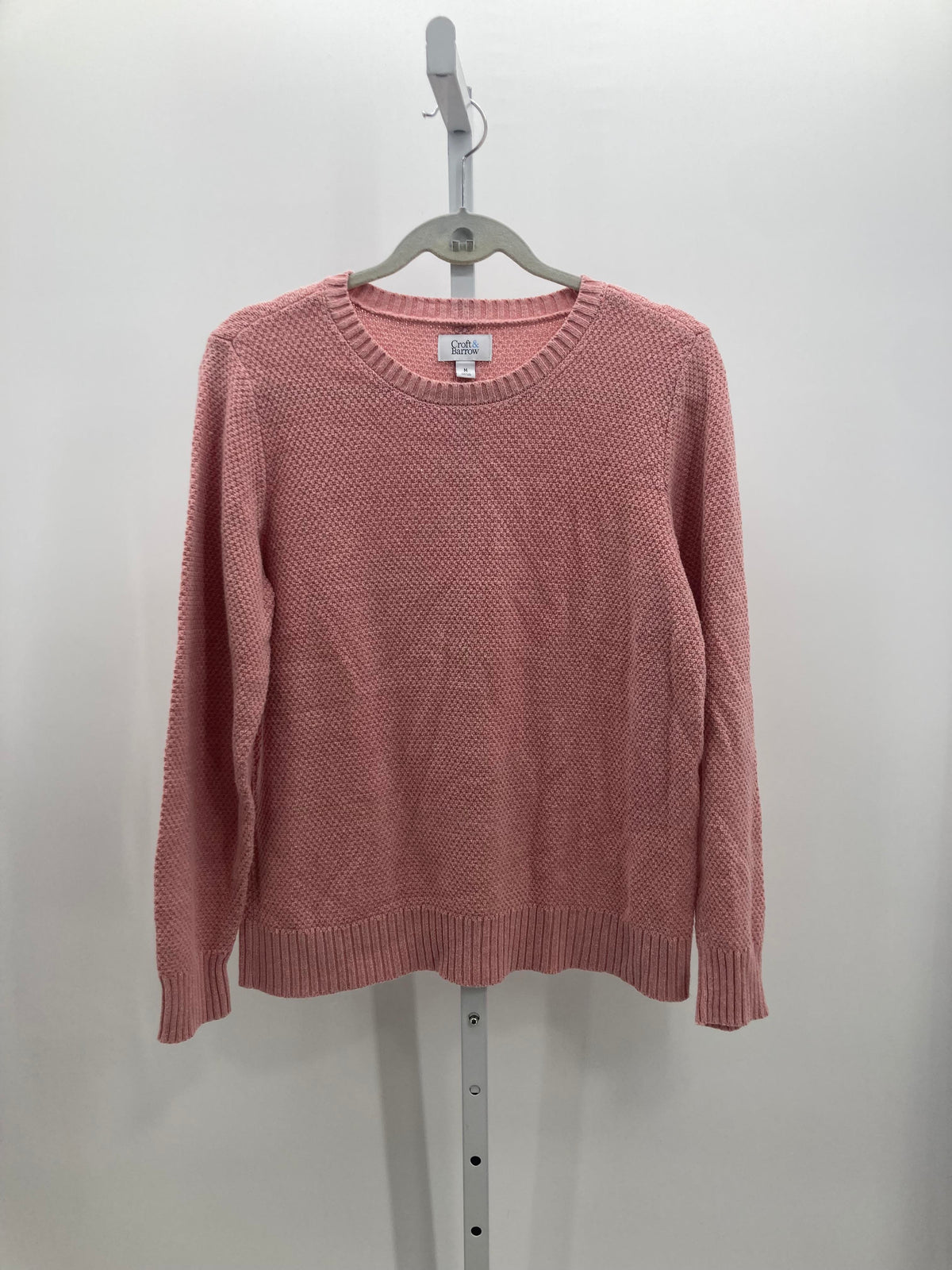 Croft & Barrow Size Medium Misses Long Slv Sweater