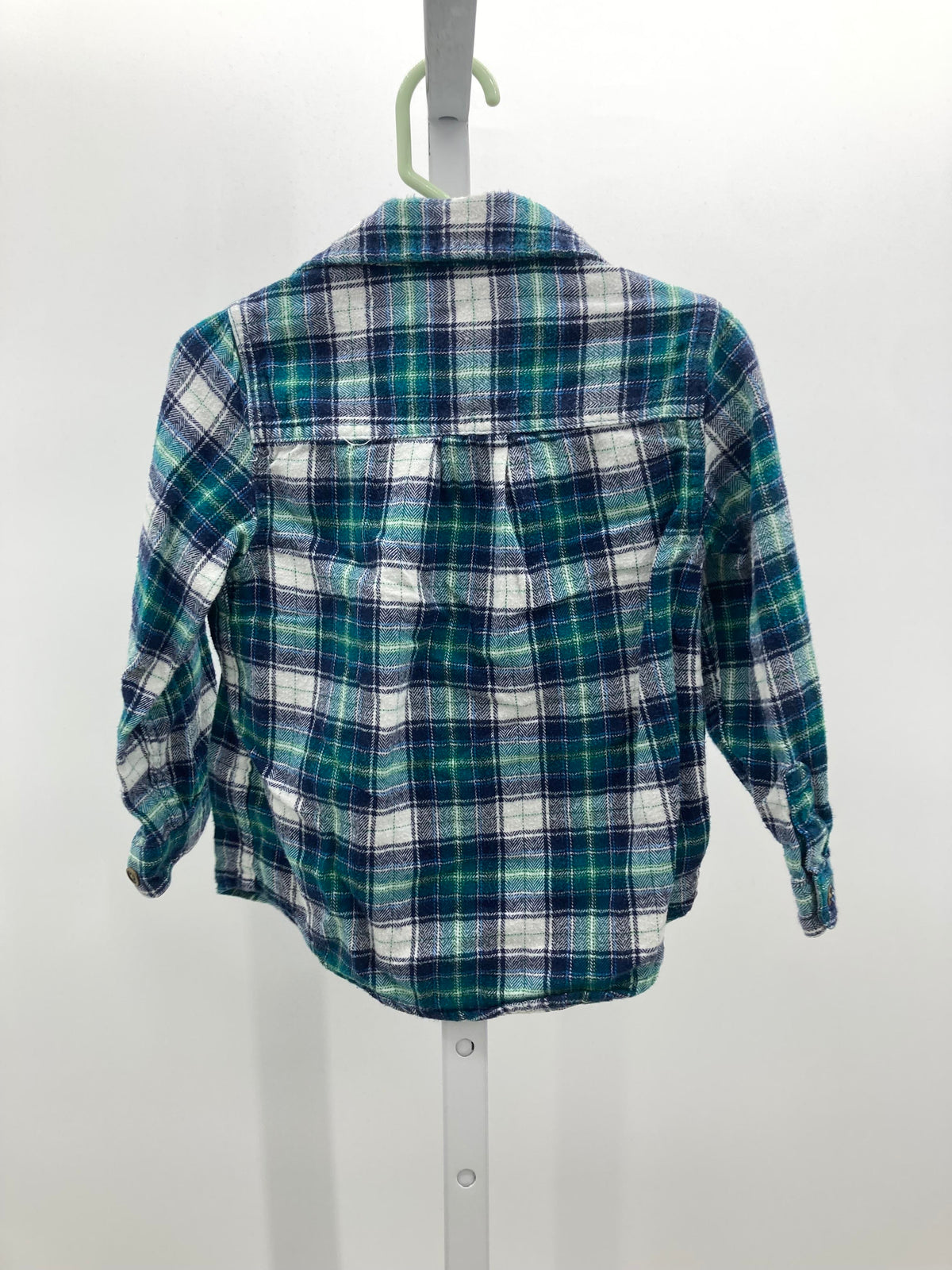 PLAID BTN DOWN