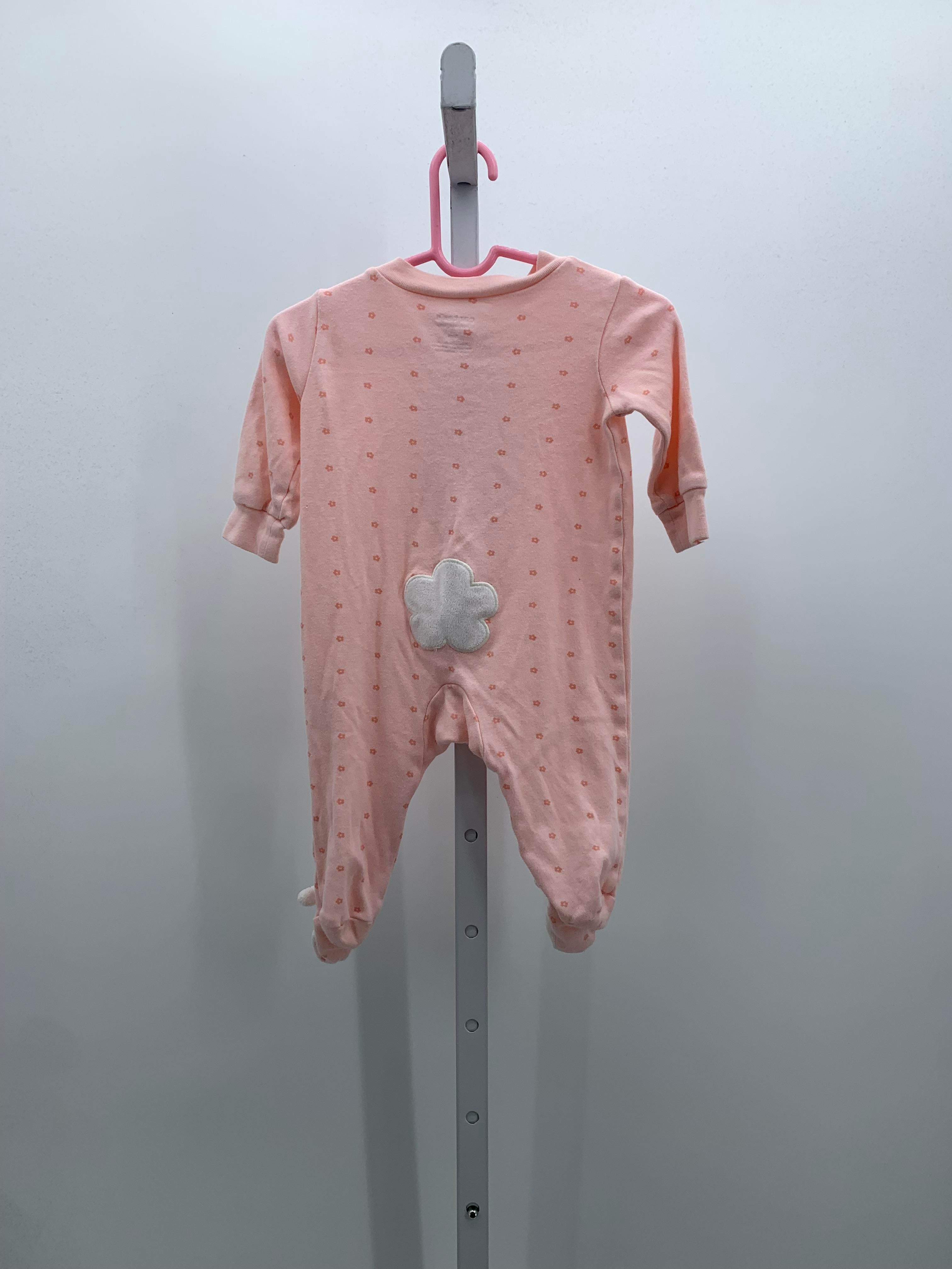 Carters Size 6 Months Girls Long Slv. Romper