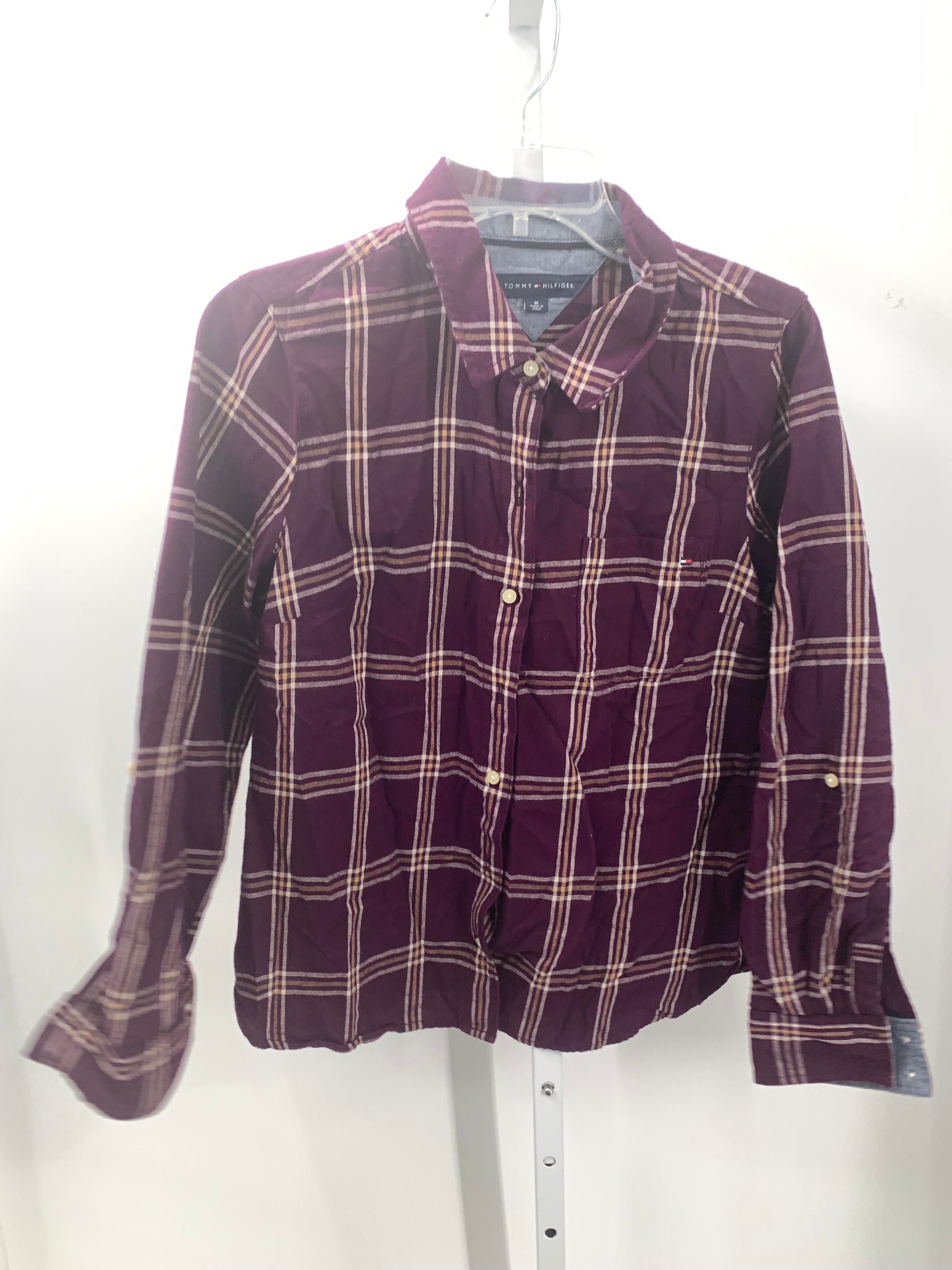 Tommy Hilfiger Size Medium Misses Long Sleeve Shirt