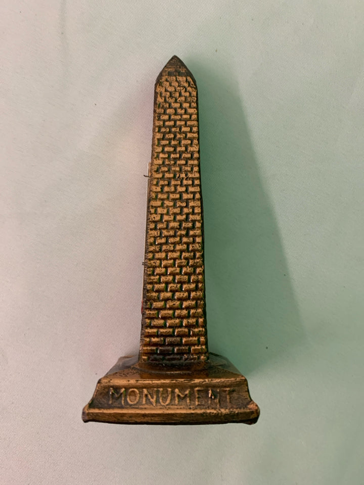 VTG WASHINGTON MONUMENT THERMOMETER.