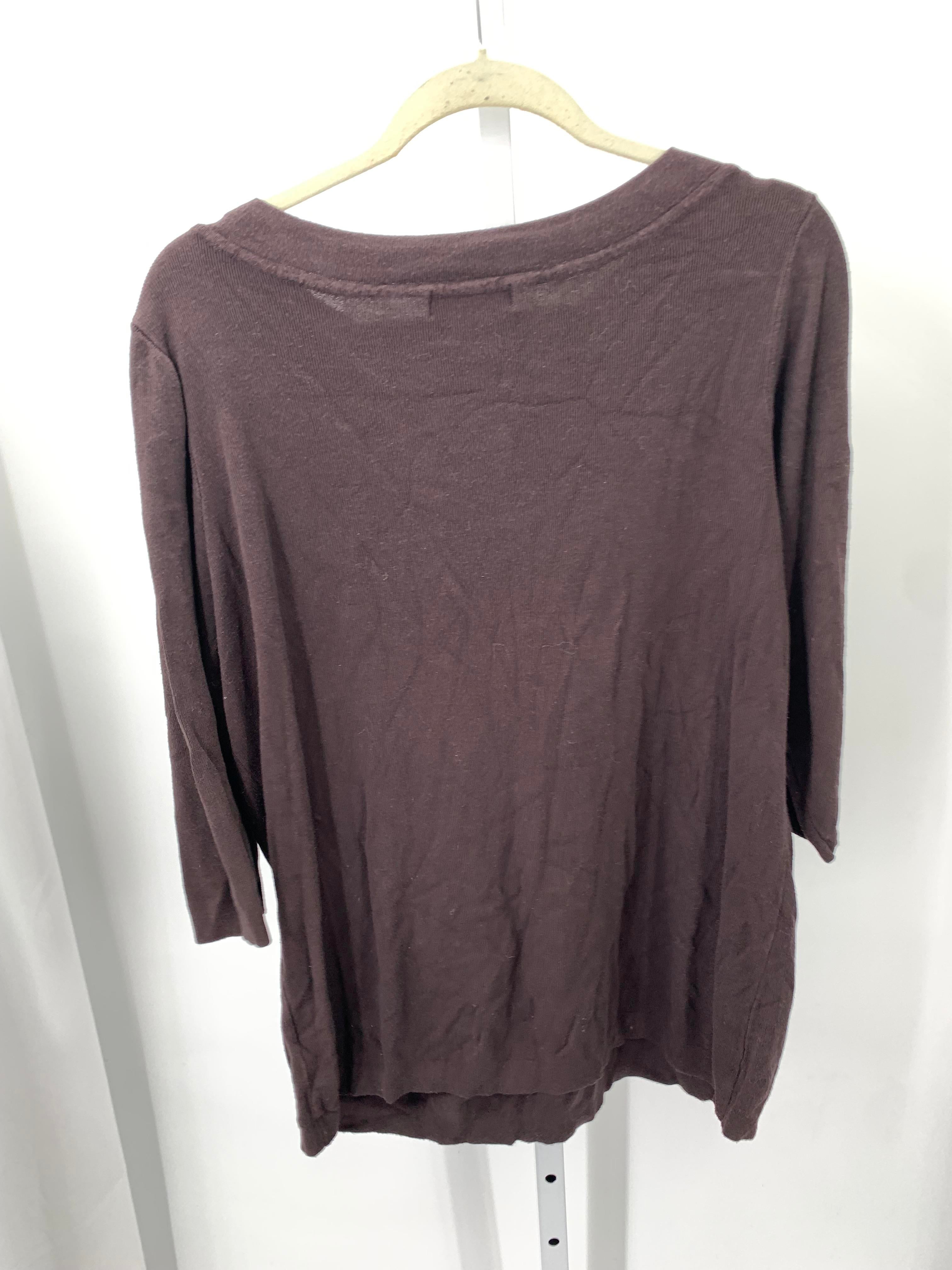 Dress Barn Size 2X Womens 3/4 Sleeve Shirt