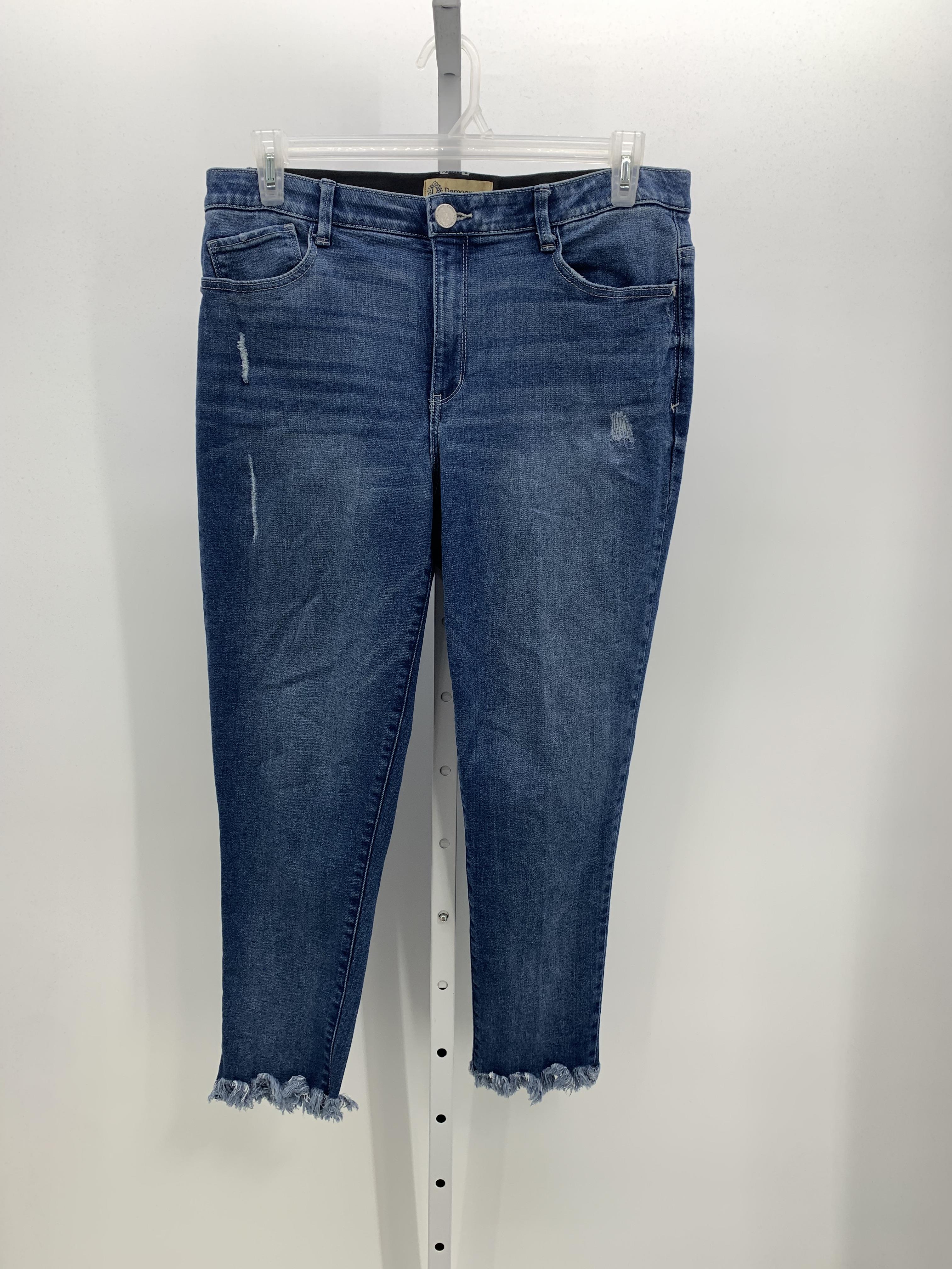 Democracy Size 16 Misses Cropped Jeans