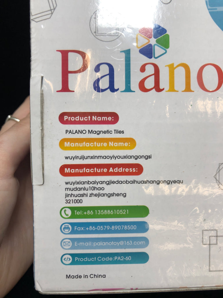 NIB PALANO MAGNETIC TILES.