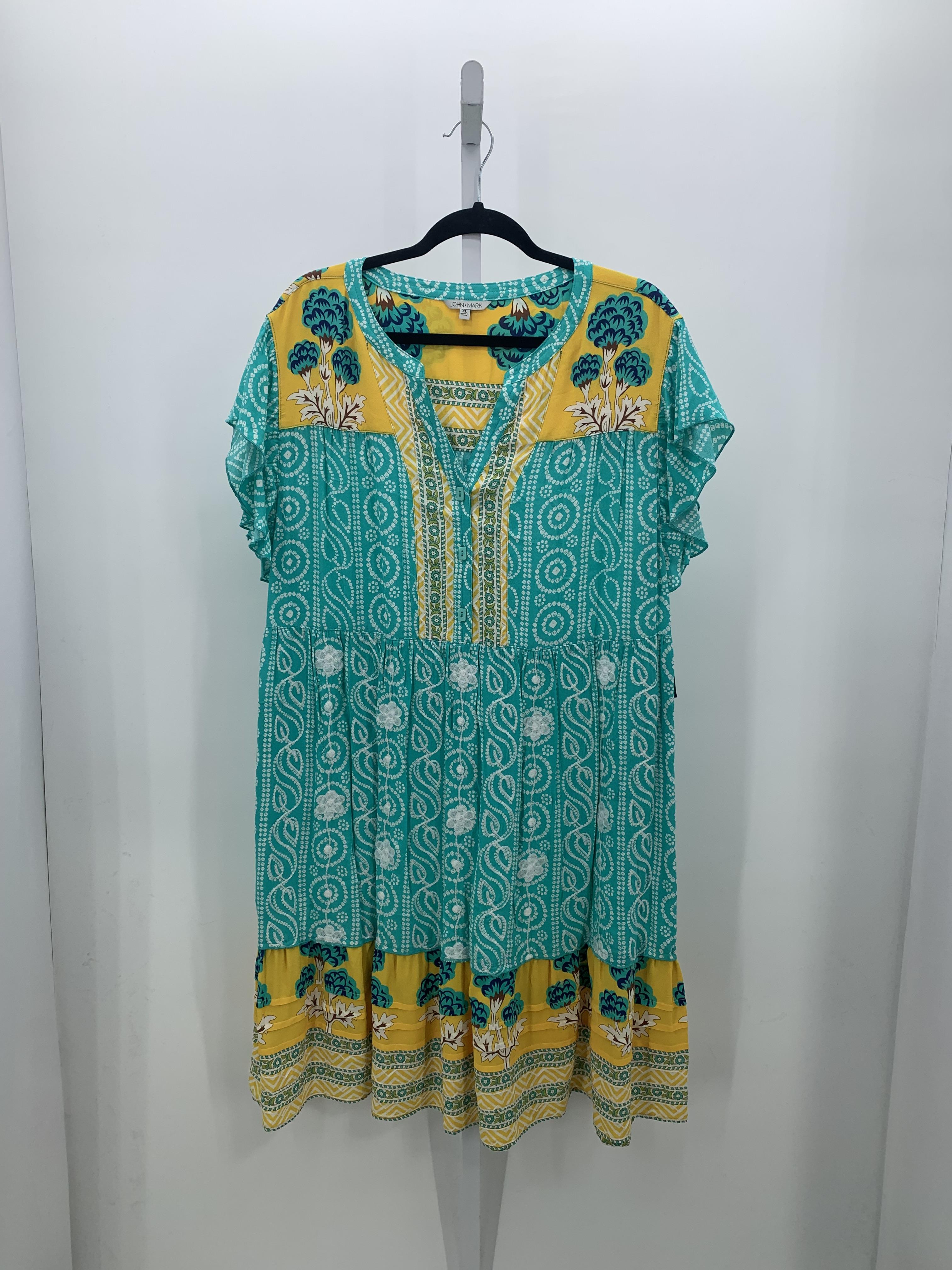 Size Extra Large Misses Short Sleeve Dress