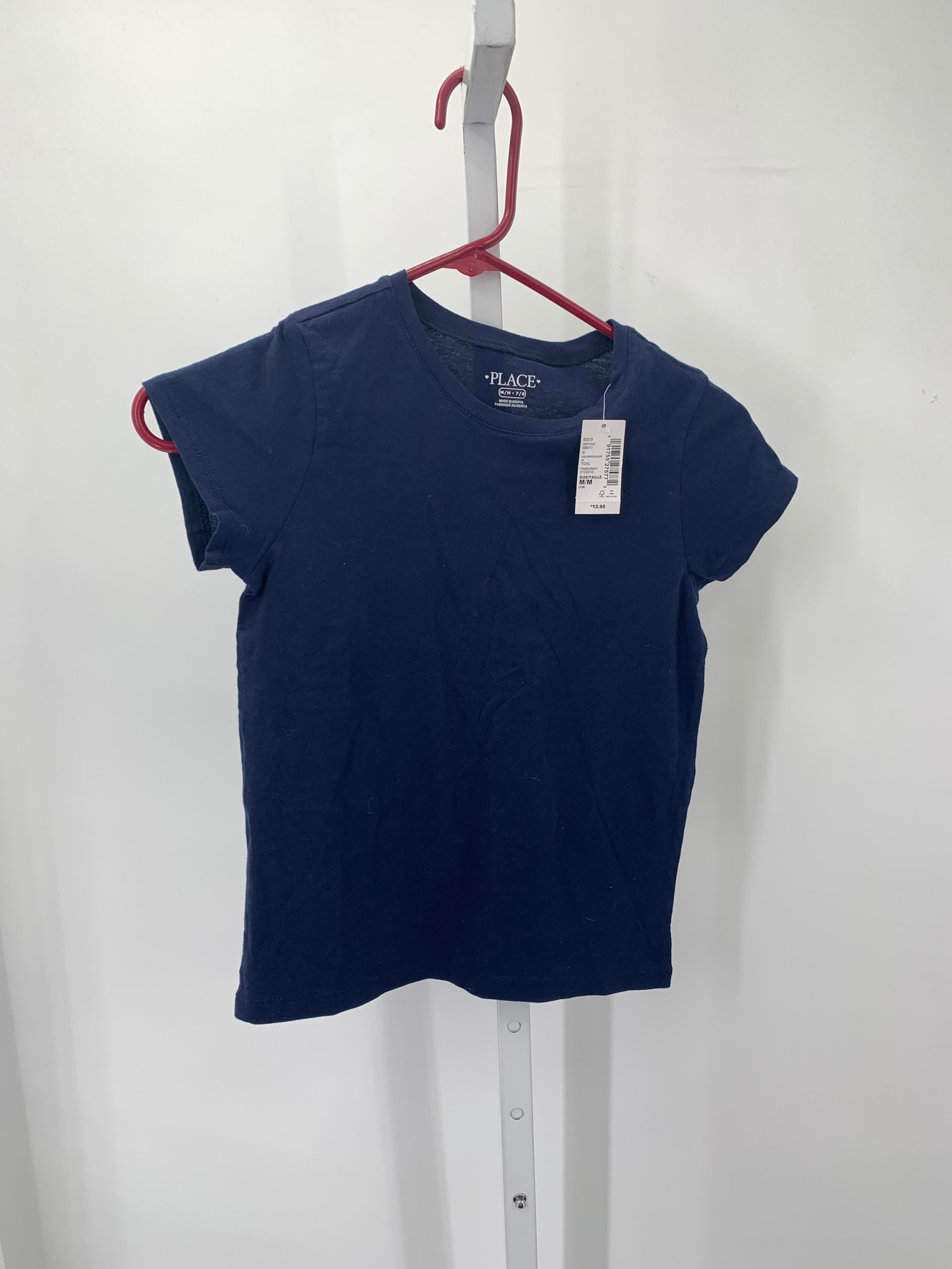 Children's Place Size 7-8 Girls Short Sleeve Shirt