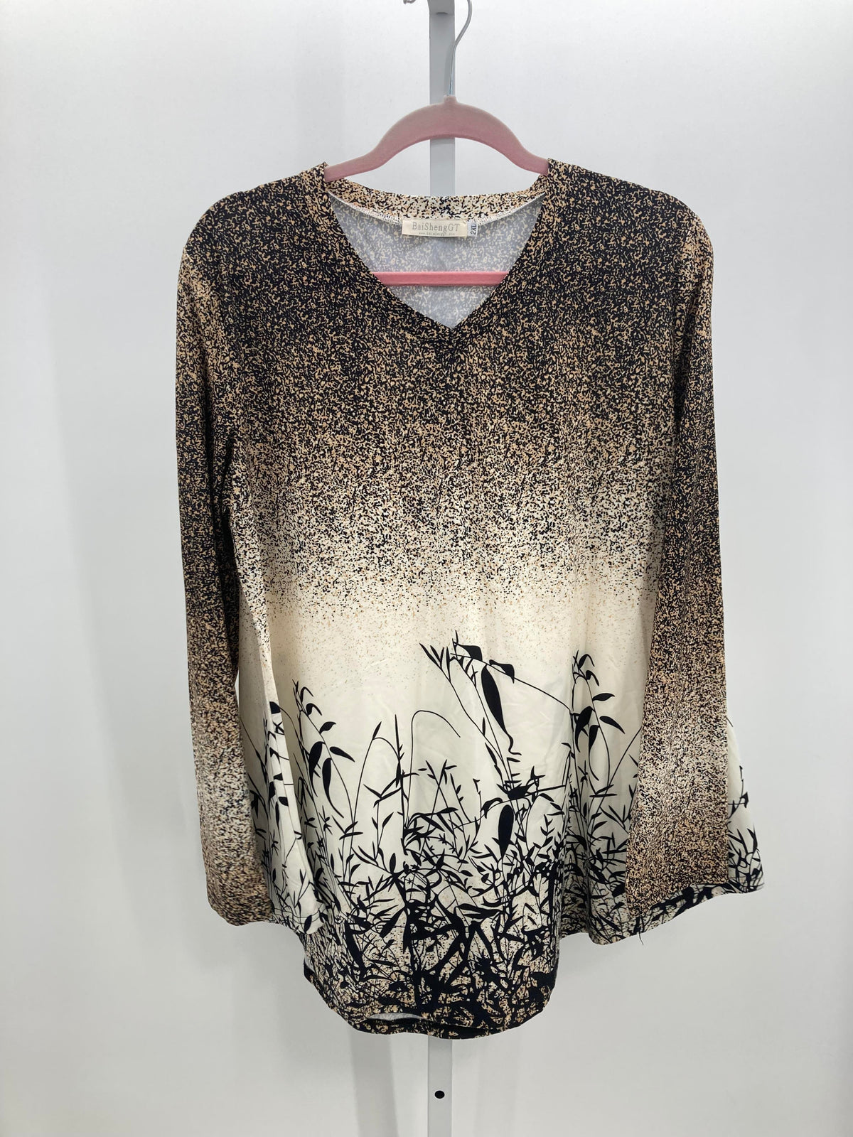 Size 2X Womens Long Sleeve Shirt