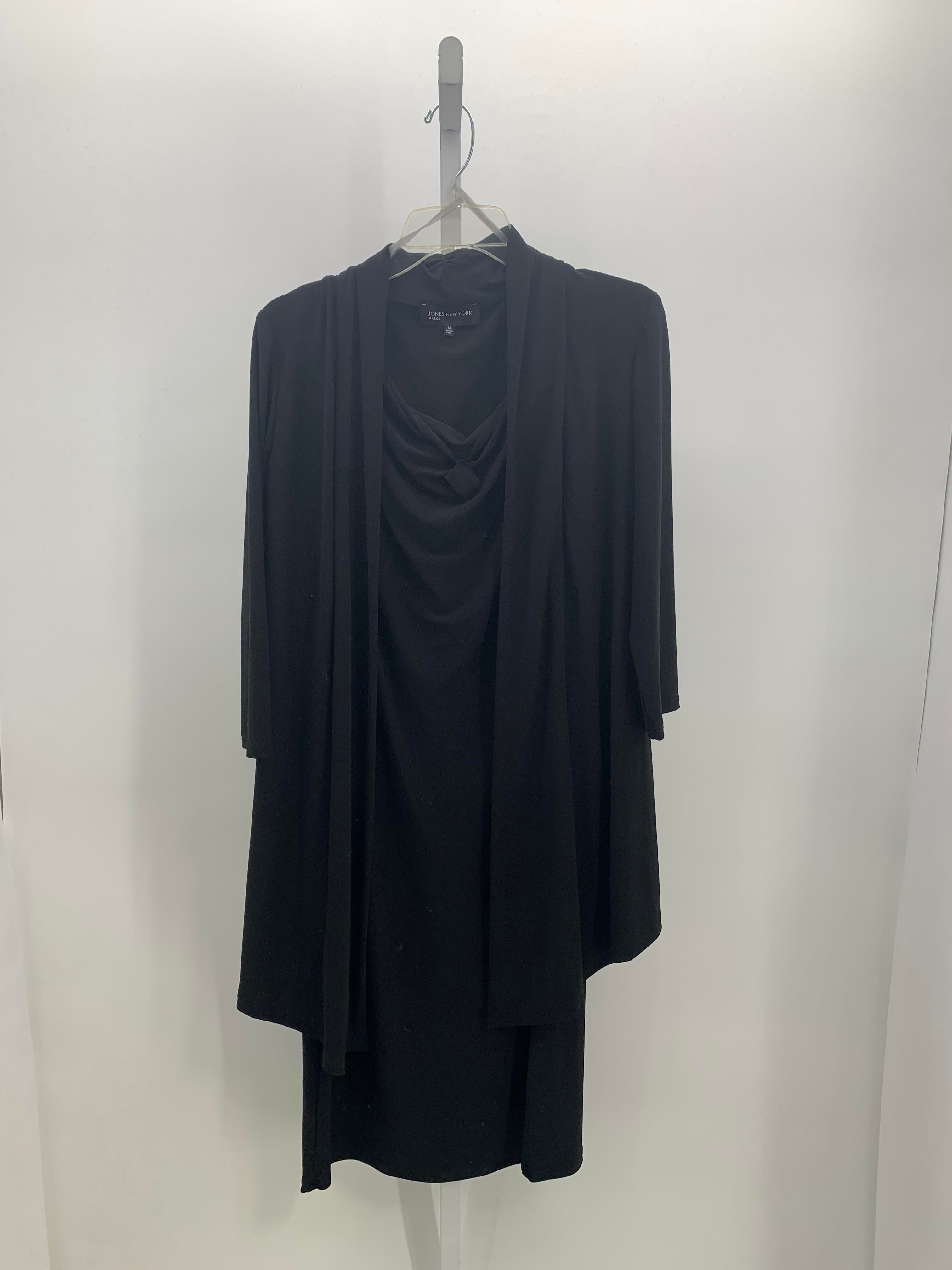 Jones New York Size 14 Misses Long Sleeve Dress