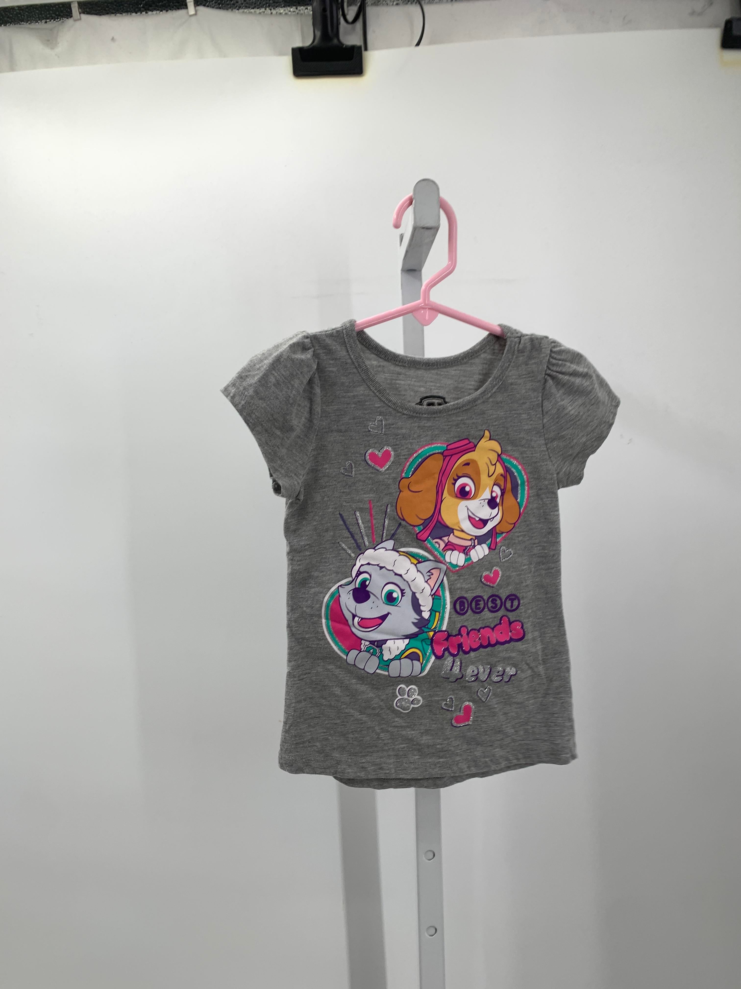 Nickelodeon Size 4T Girls Short Sleeve Shirt