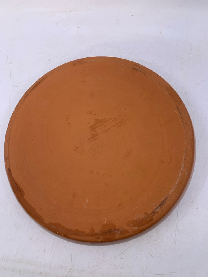 TERRA COTTA CHIP/ DIP SERVER.