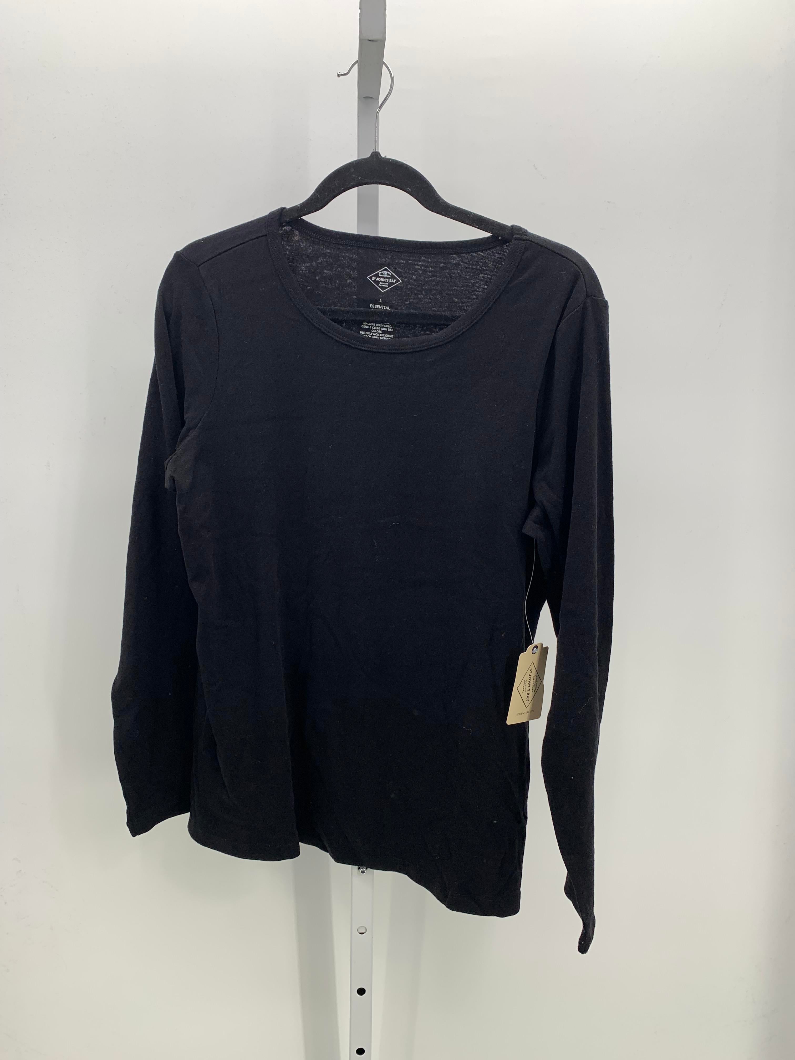 St. Johns Bay Size Large Misses Long Sleeve Shirt