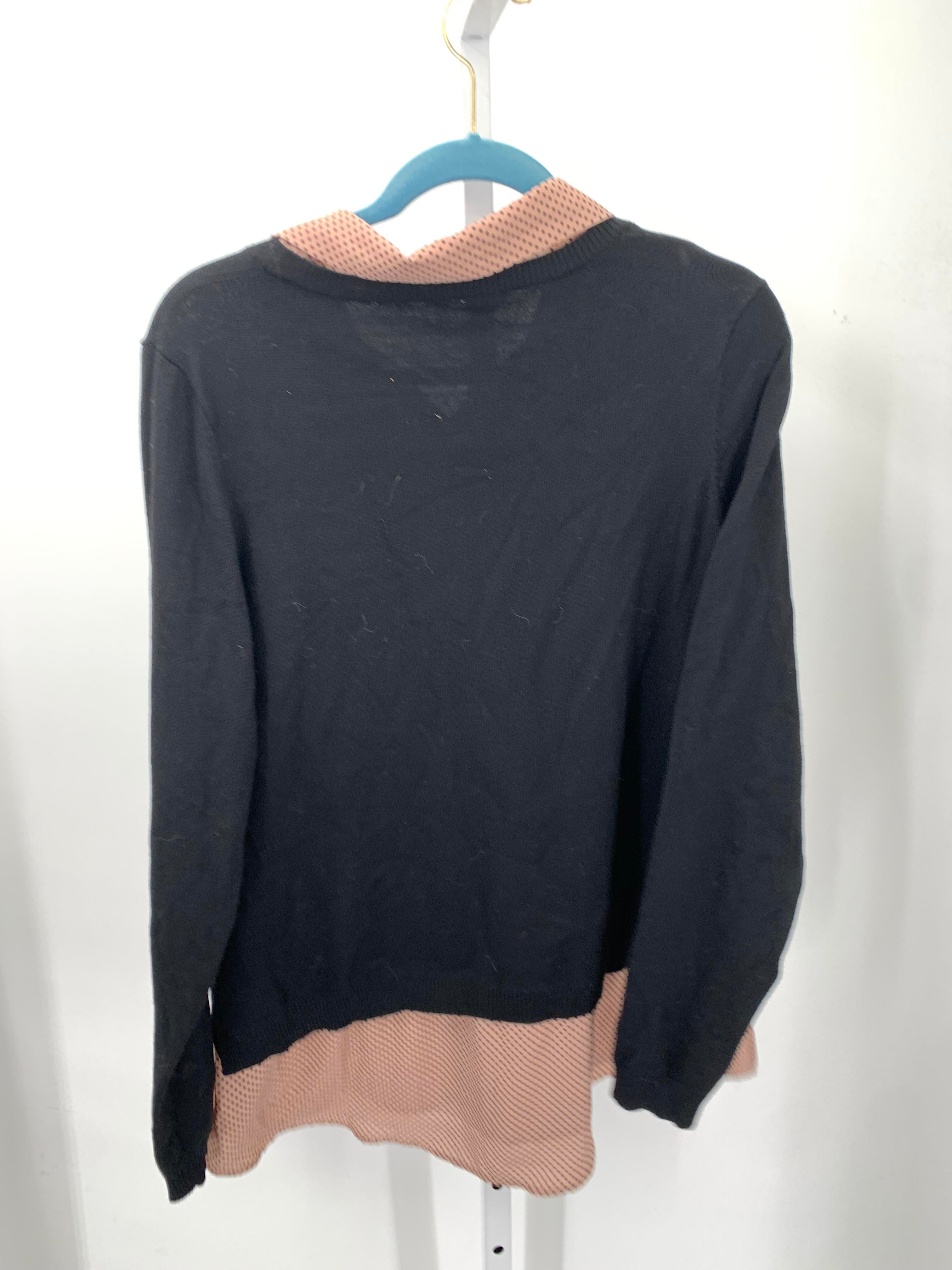 Adrianna Papell Size Extra Large Misses Long Slv Sweater