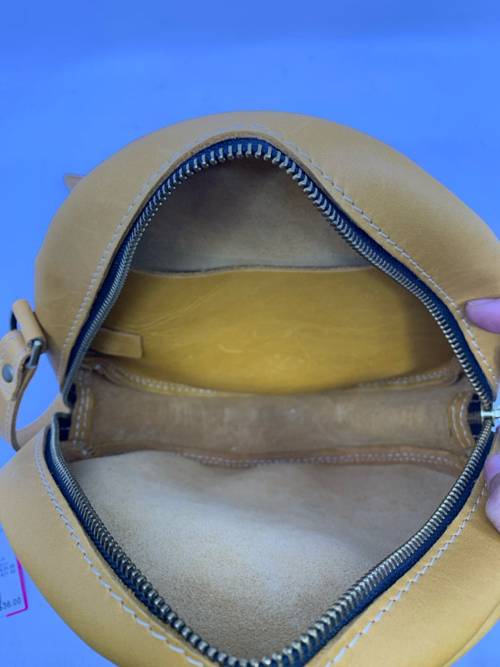 Portland Leather Goods Round Crossbody *Minor Mark