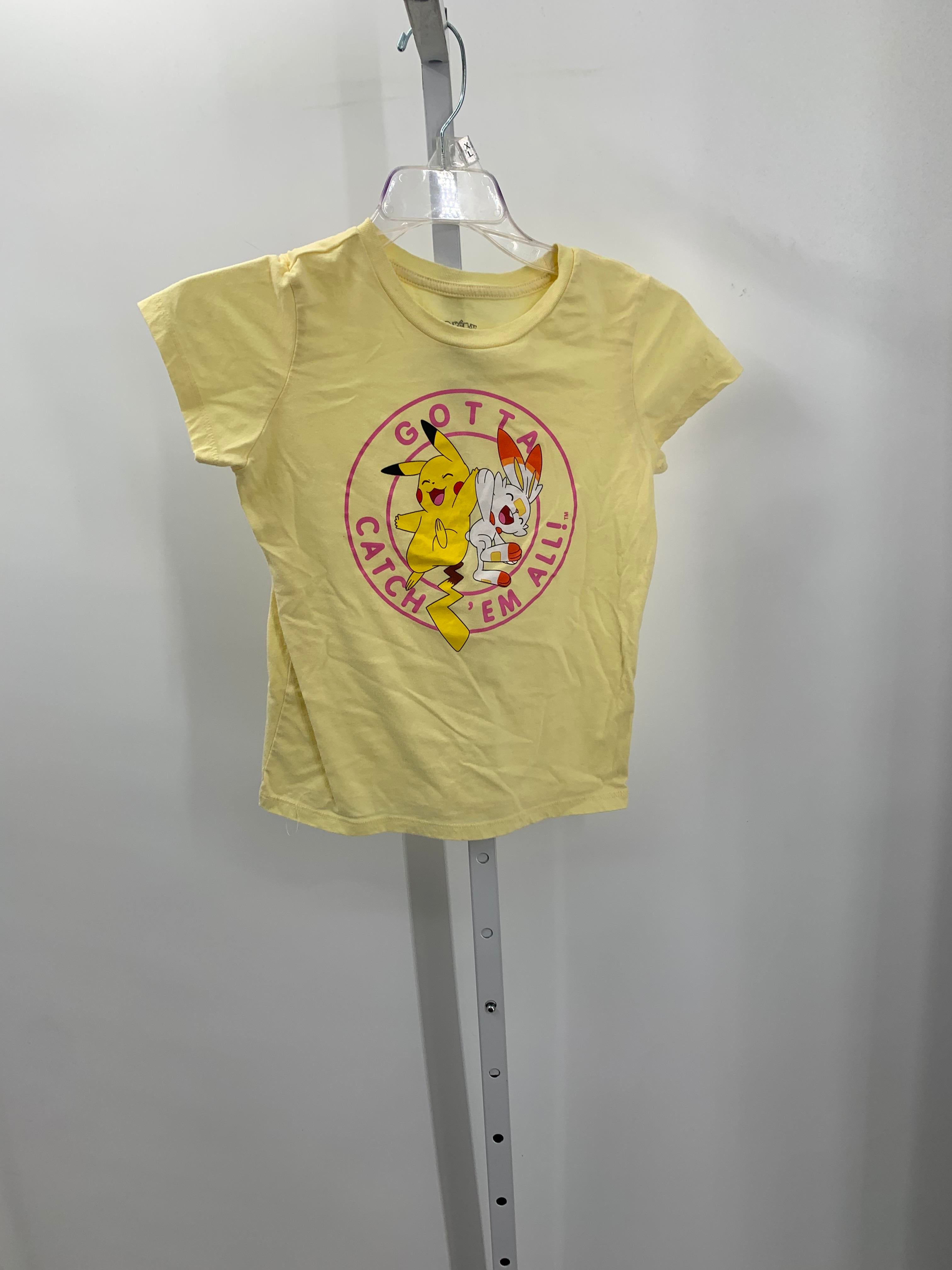 Pokemon Size 7-8 Girls Short Sleeve Shirt