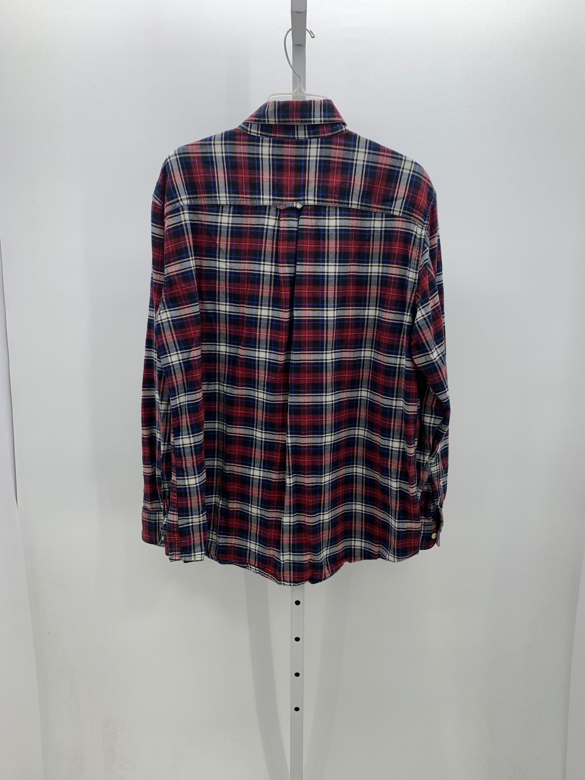 NAVY WHITE PLAID