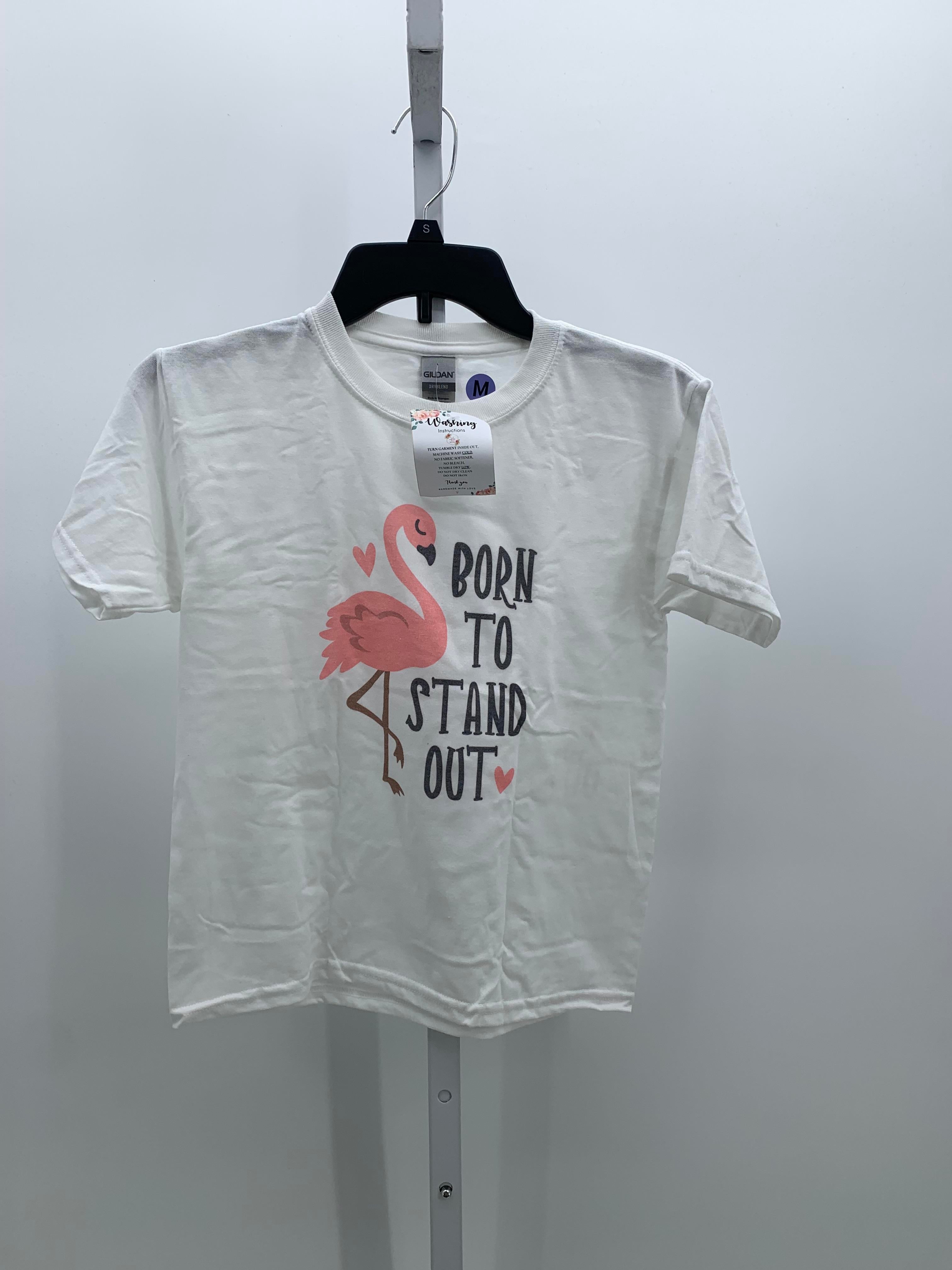 Gildan Size 10-12 Girls Short Sleeve Shirt