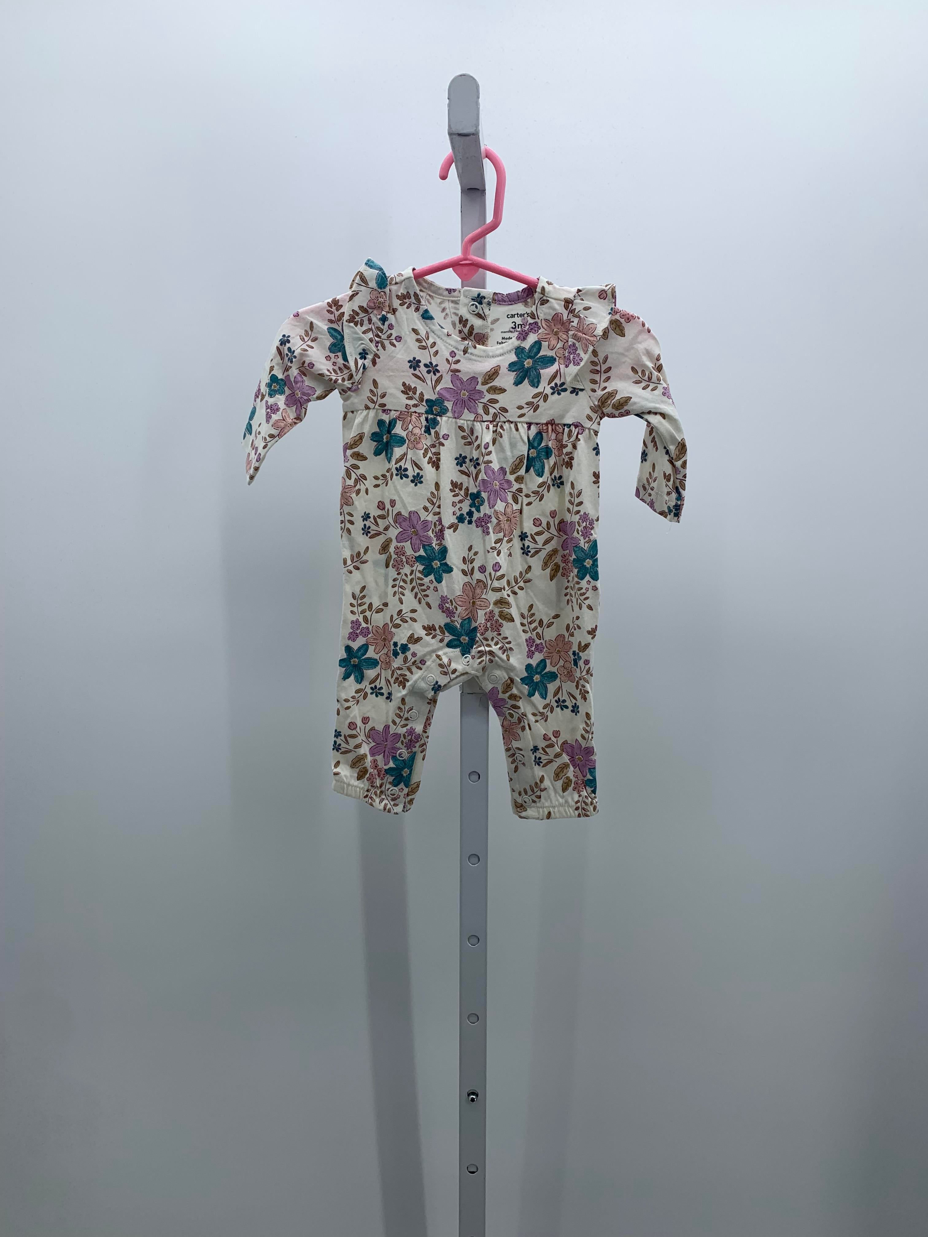 Care Bears Size 3 Months Girls Long Slv. Romper