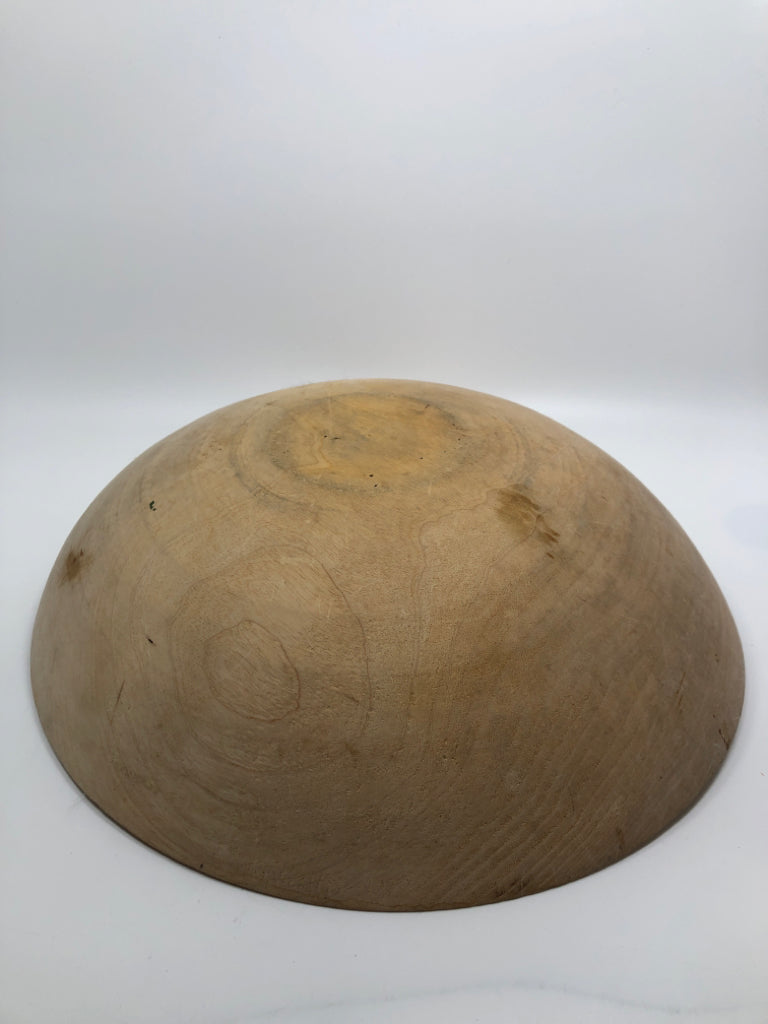 LG WOODEN BOWL.
