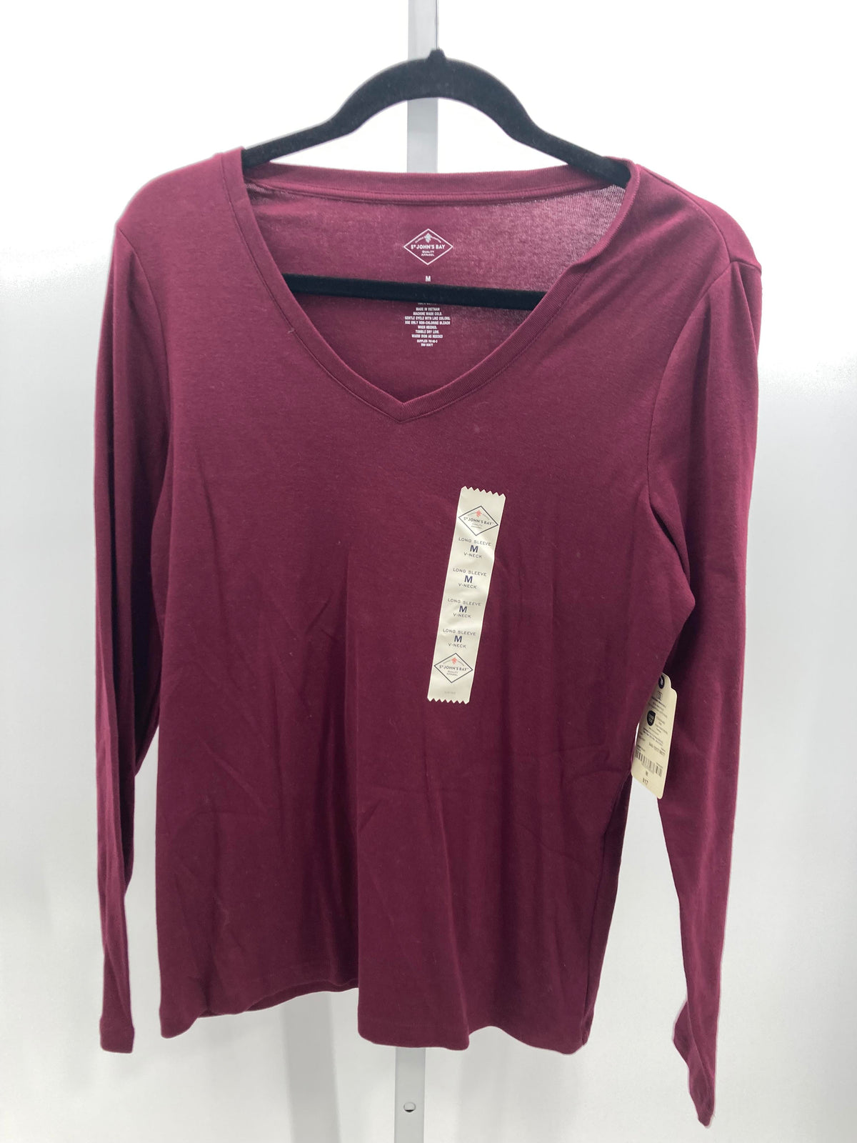St. Johns Bay Size Large Misses Long Sleeve Shirt