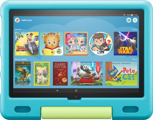 Amazon Kid-Proof Case for Fire HD 10 Tablet, Turquoise/Blue -