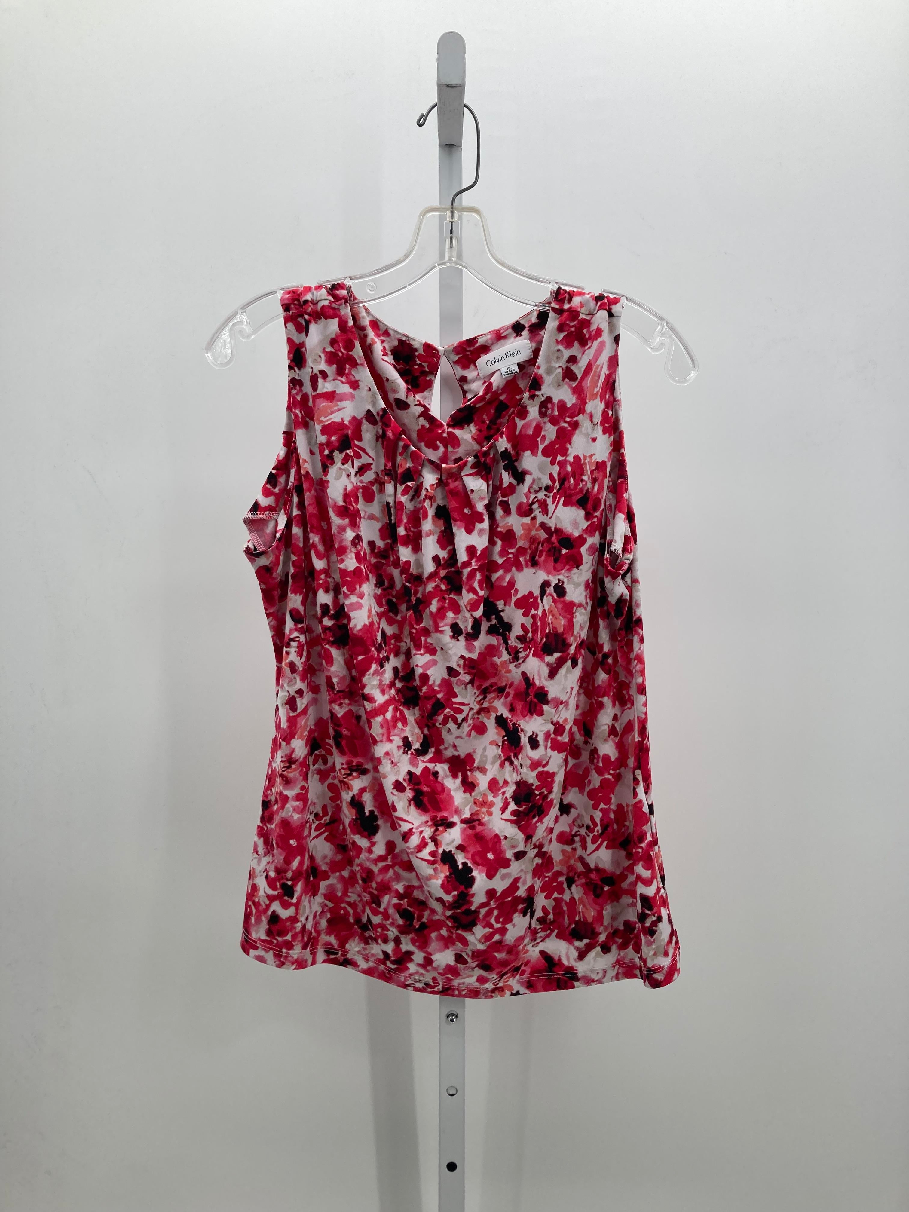 Calvin Klein Size Extra Large Misses Sleeveless Shirt