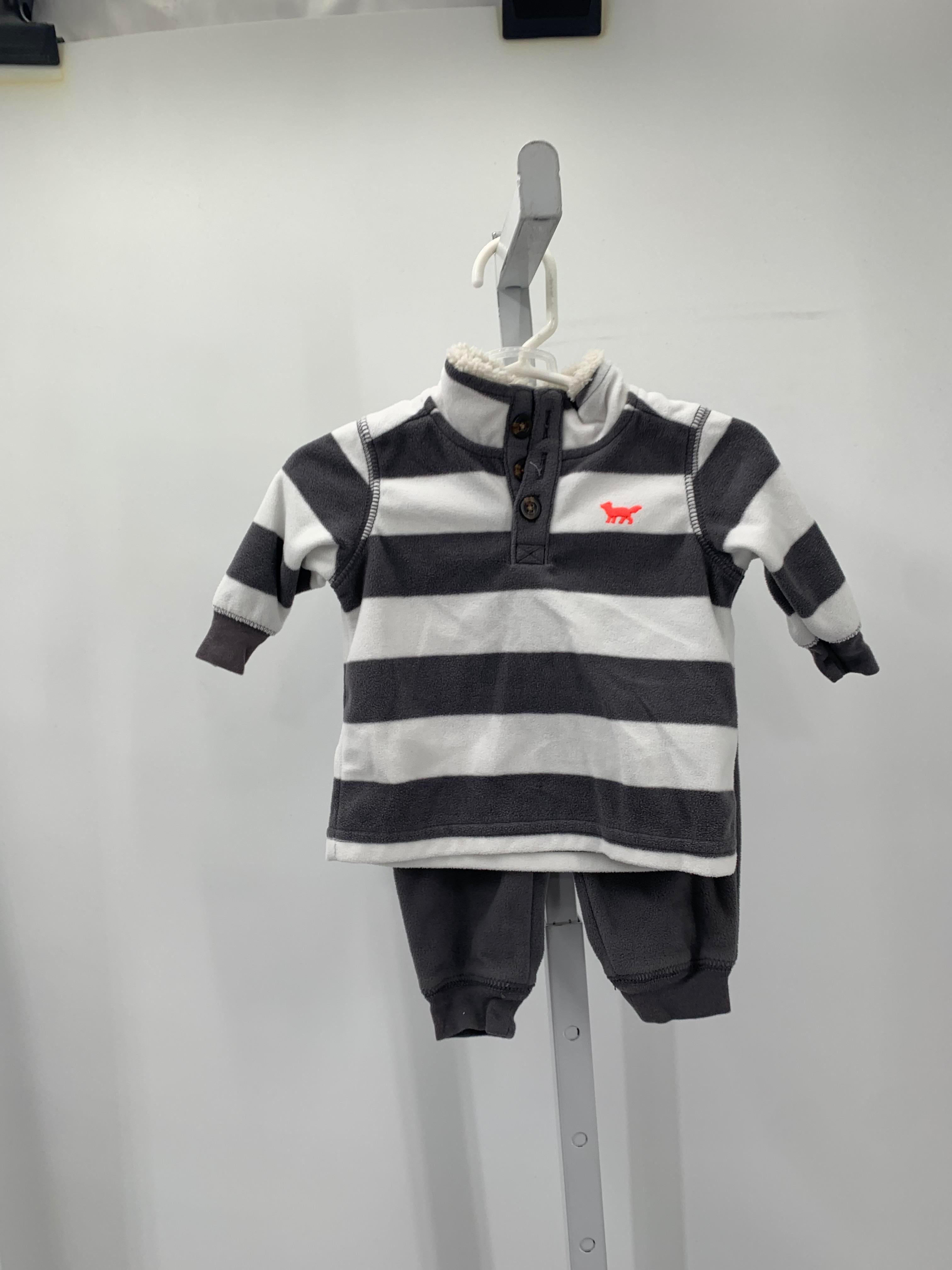 WHITE STRIPES FLEECE SHIRT AND PANTS