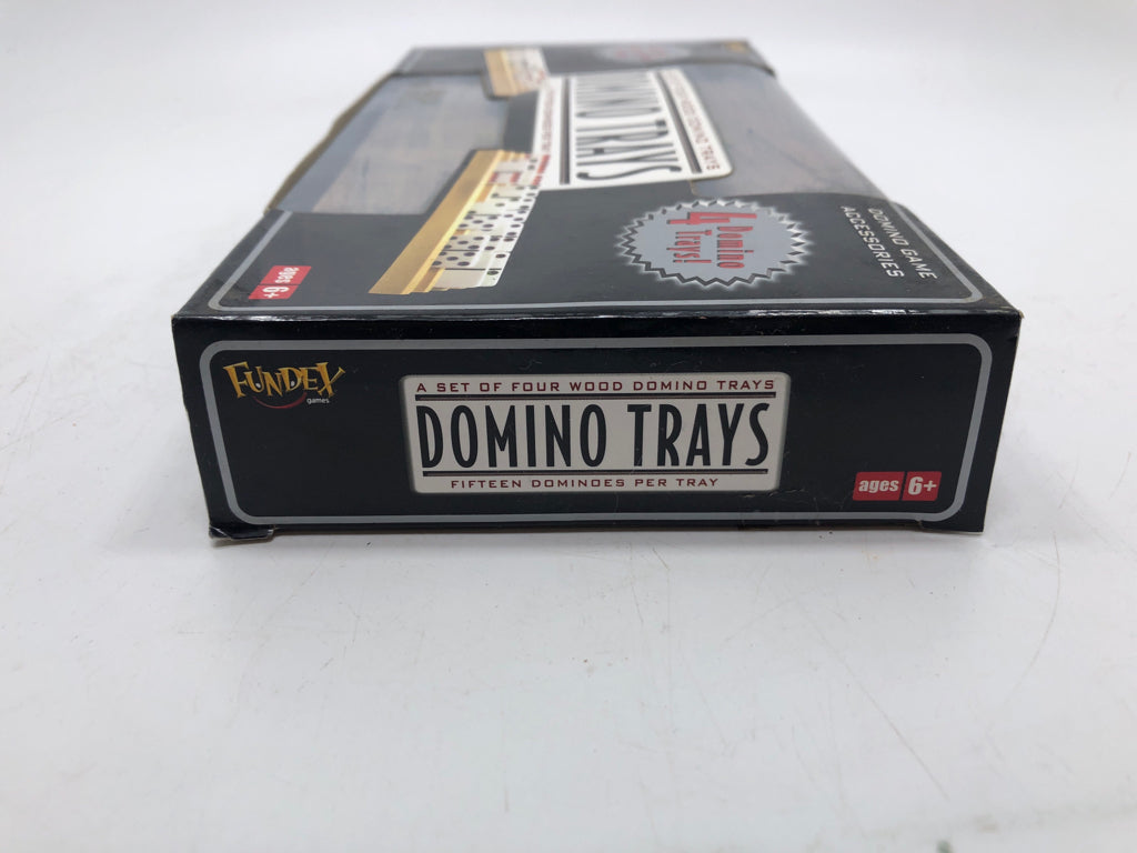 IN PACKAGE DOMINO TRAYS.