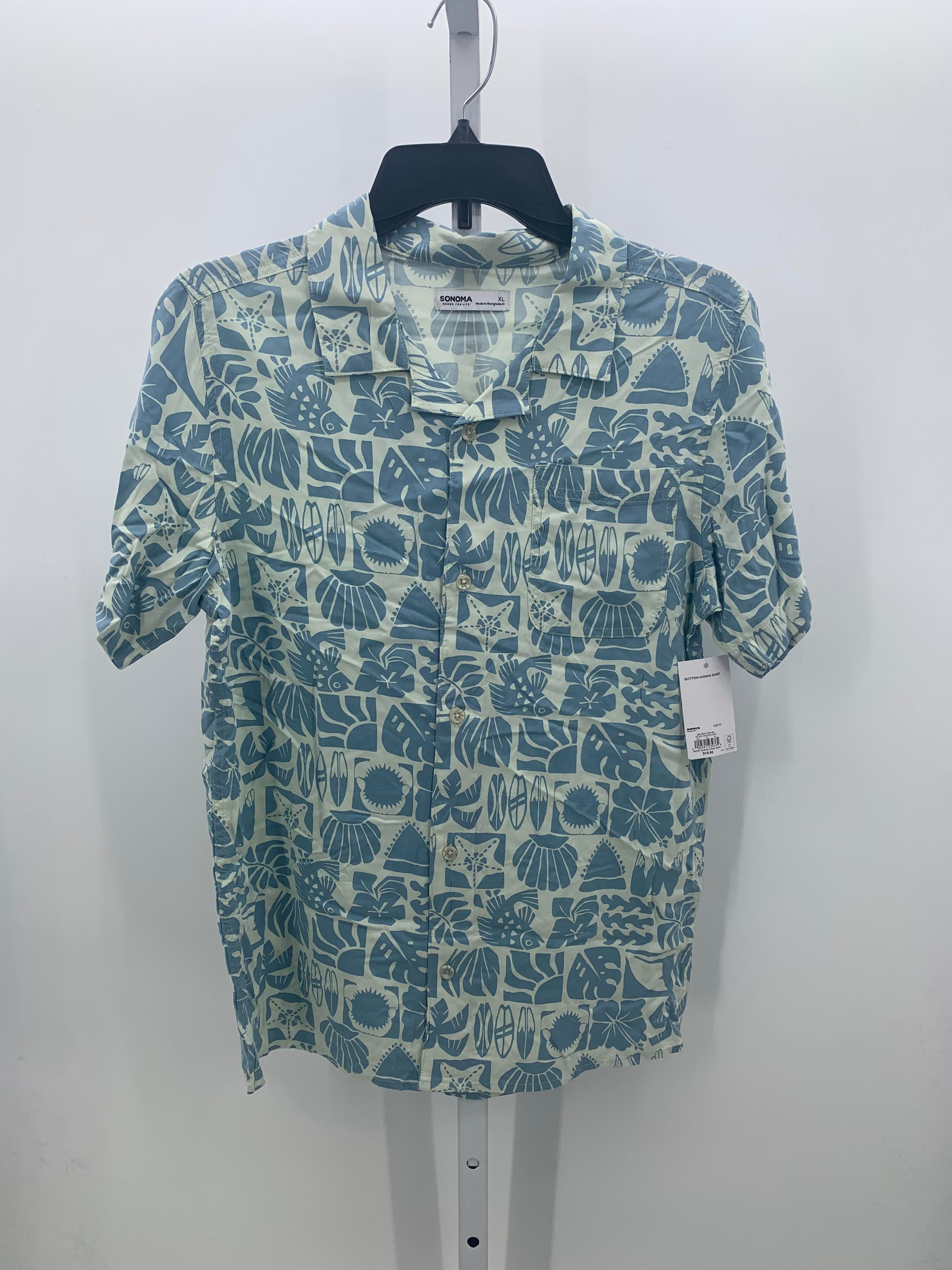 NEW TROPICAL BTN DOWN