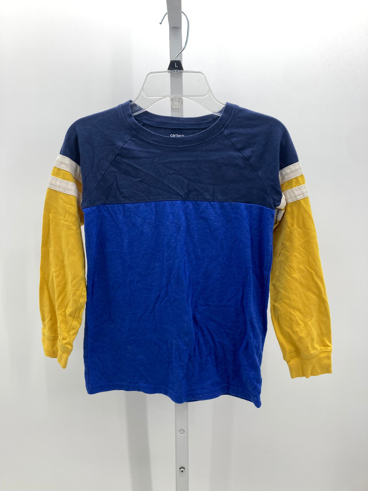 YELLOW SLEEVES WHITE STRIPES