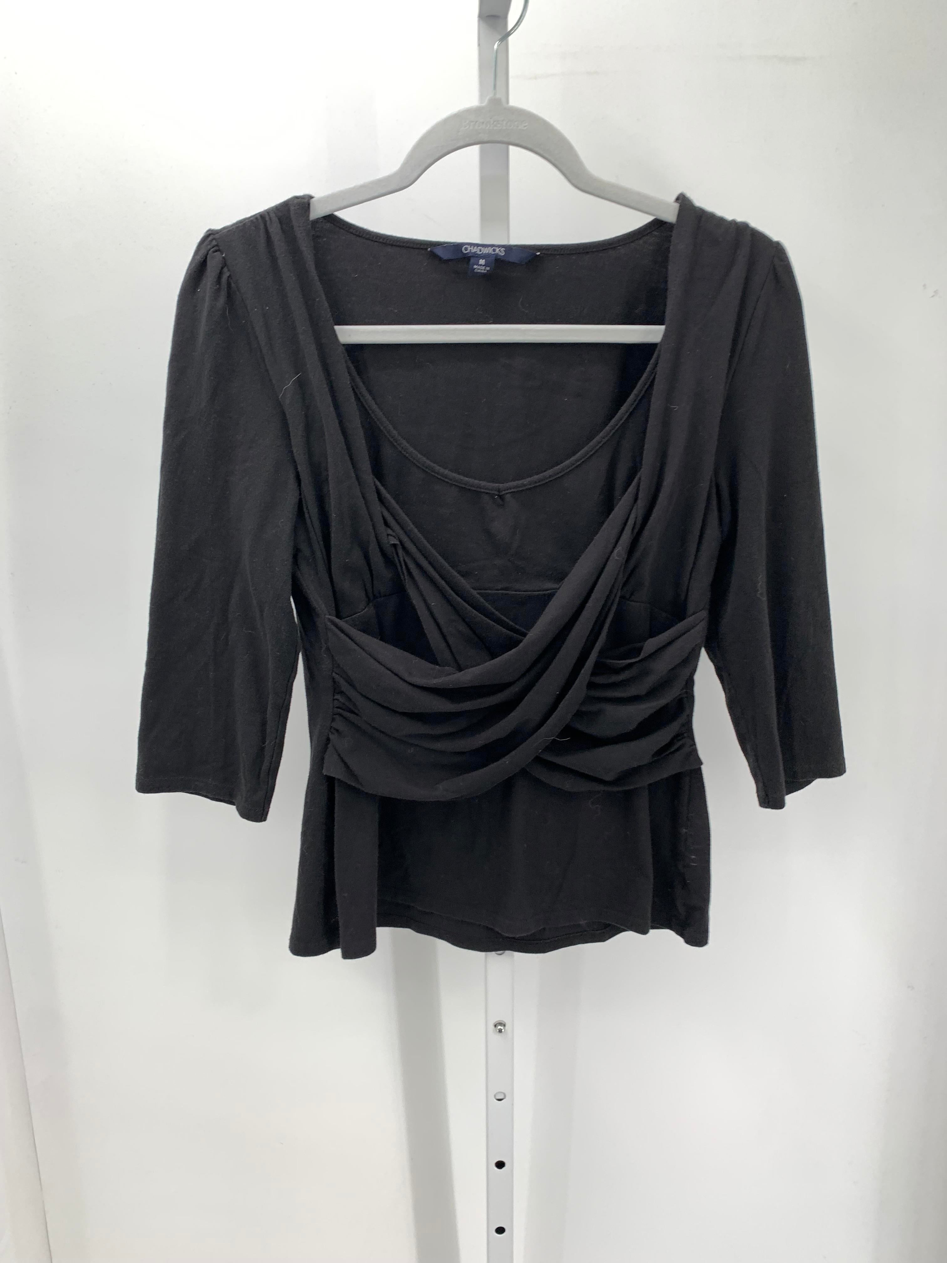 Chadwicks Size Medium Misses 3/4 Sleeve Shirt