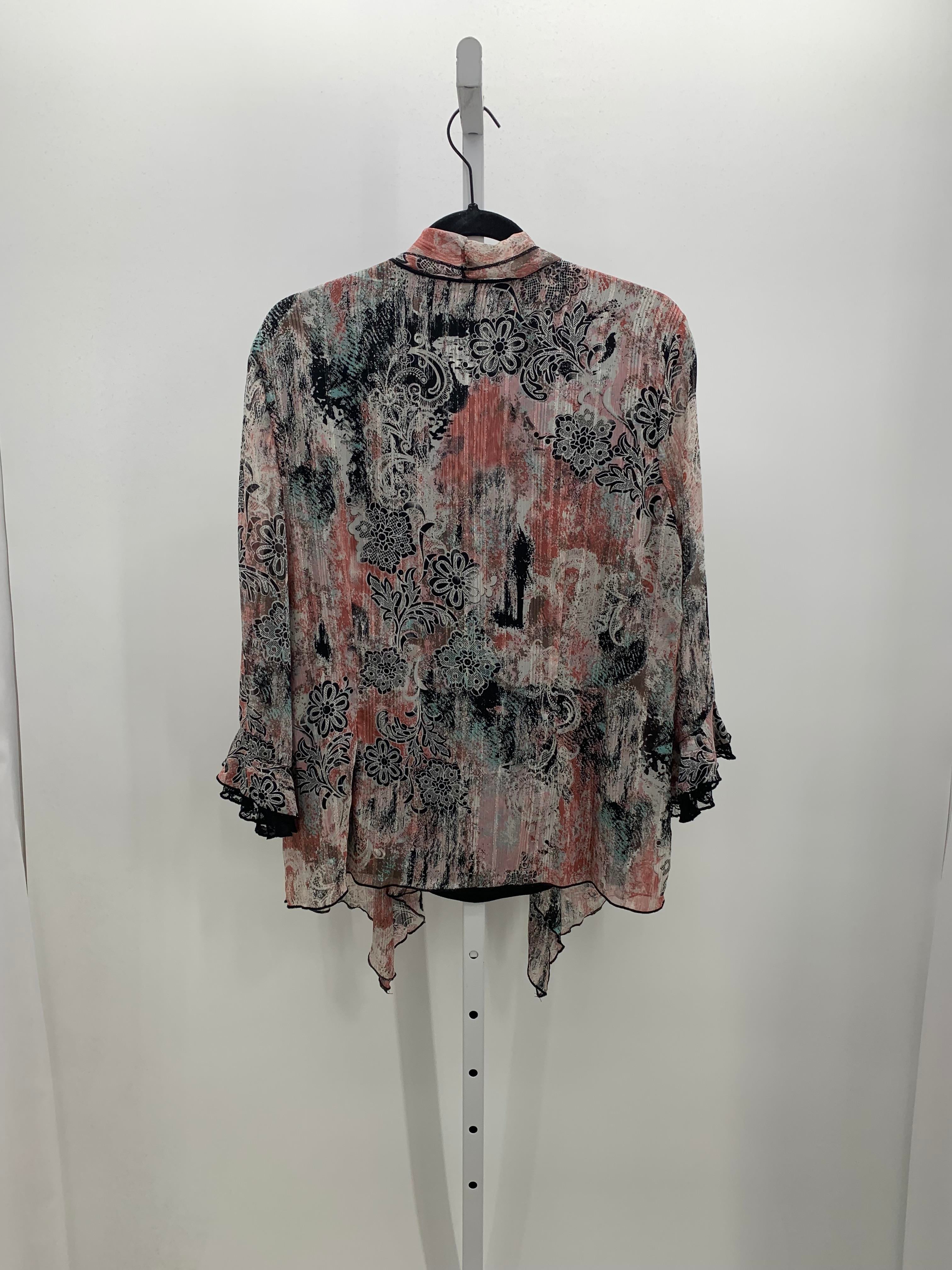 Dressbarn Size Extra Large Misses 3/4 Sleeve Shirt