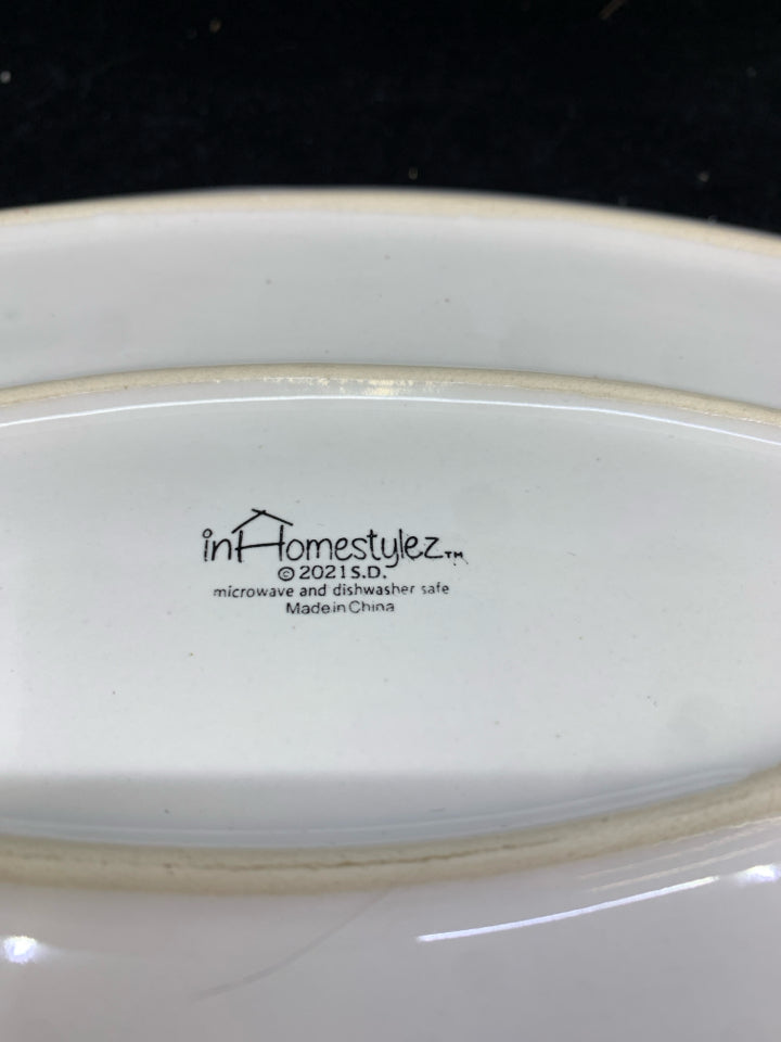 OVAL "GIVING PLATE" HOLLY.