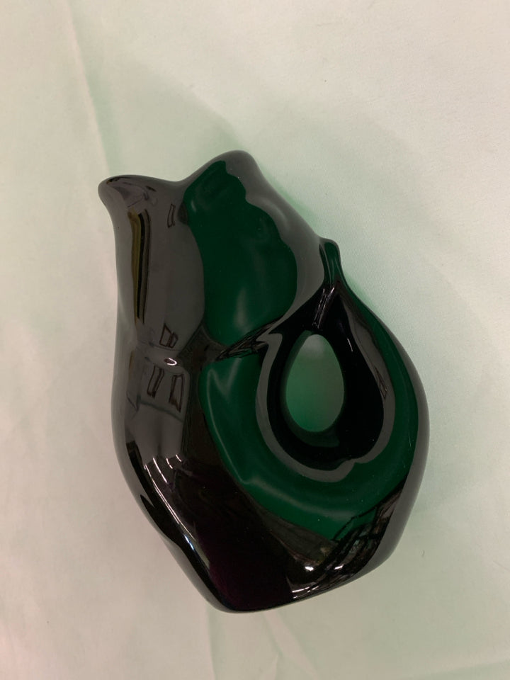 BLACK FISH GURGLING PITCHER.