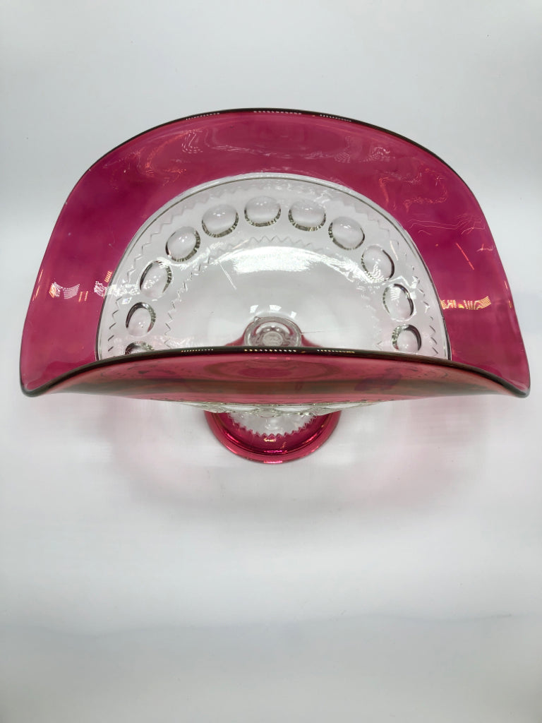VTG CRANBERRY FLASH BANANA BOWL.