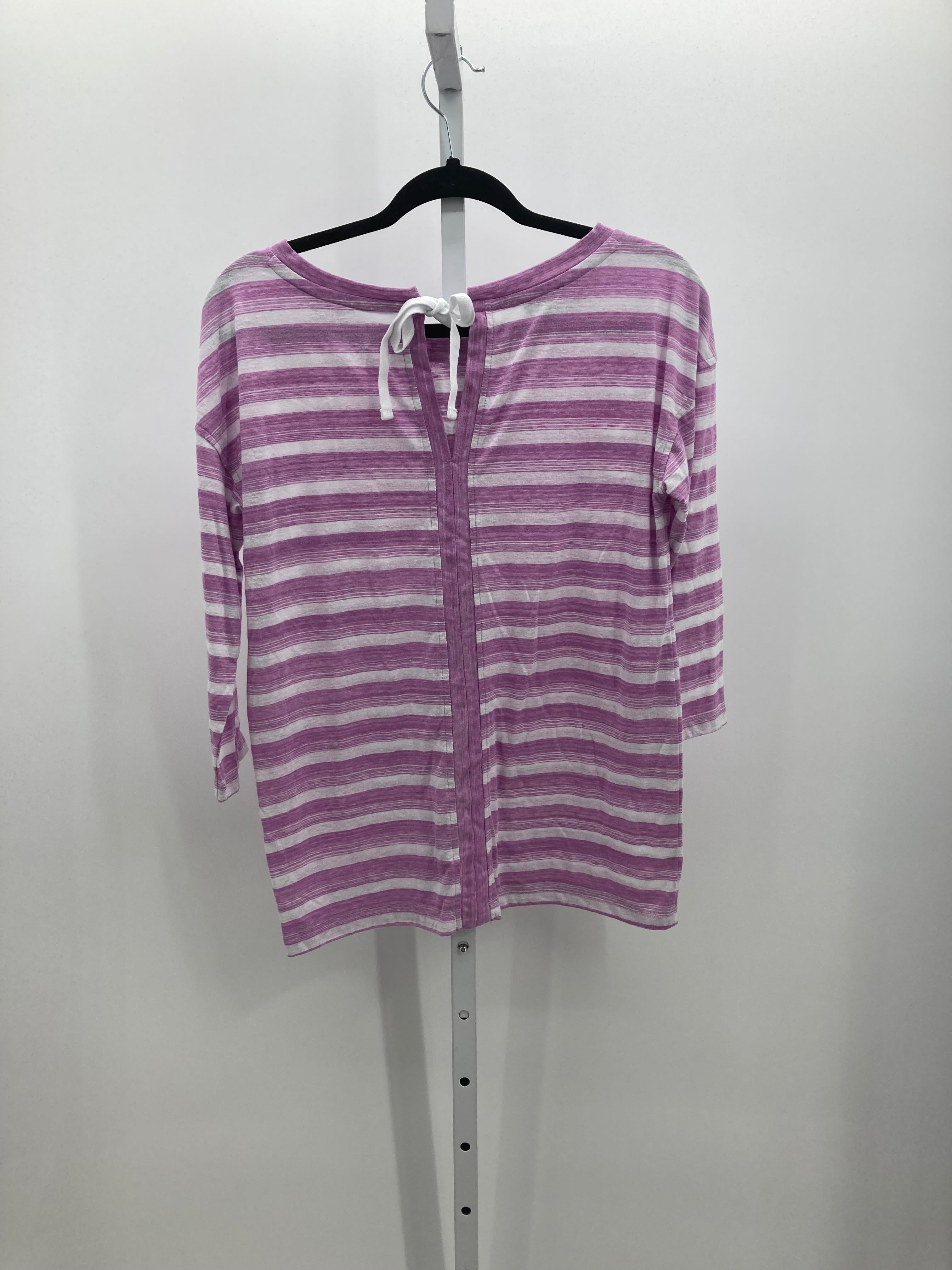 Talbots Size Medium Misses 3/4 Sleeve Shirt