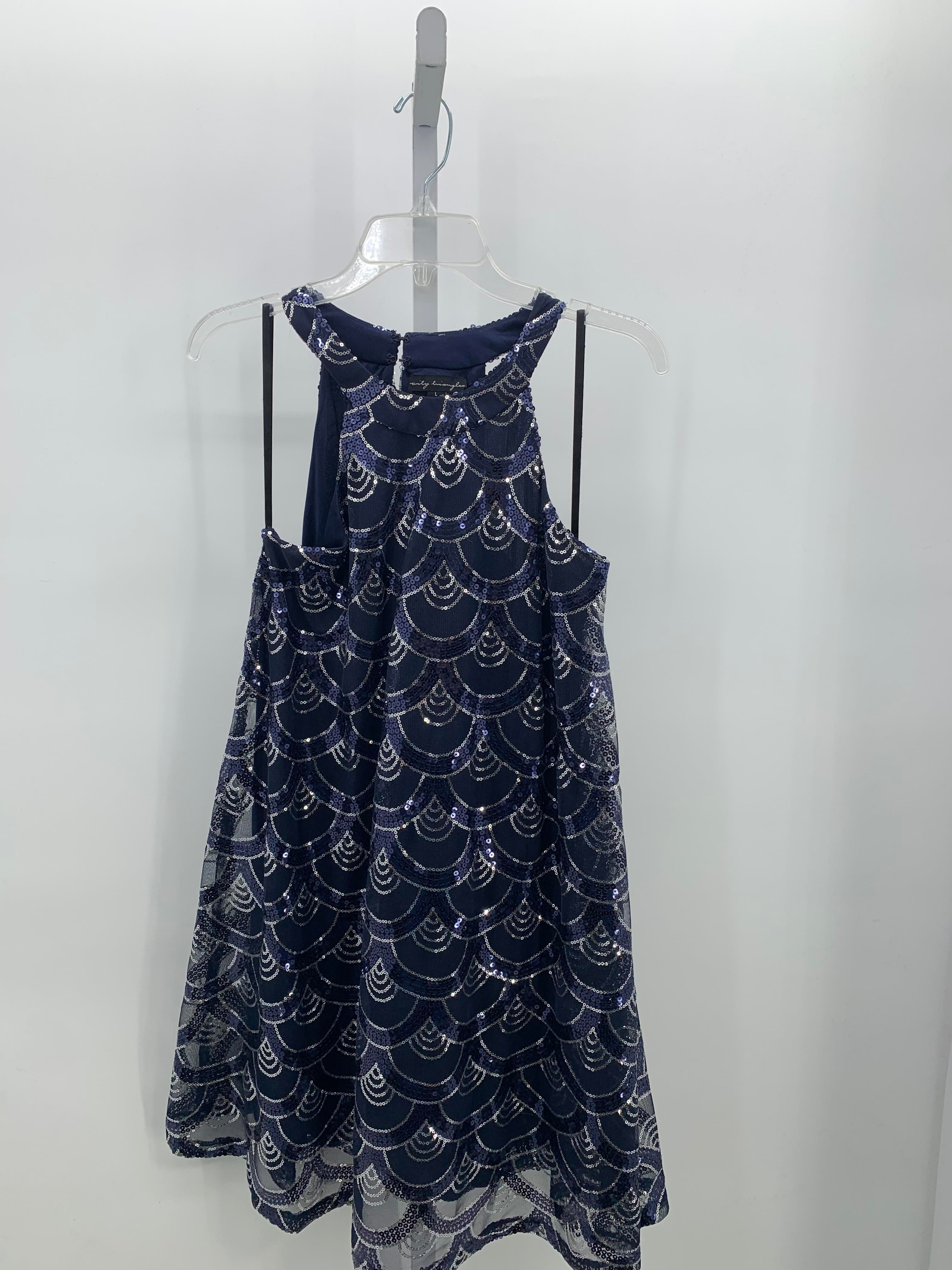 City Triangles Size Large Juniors Sleeveless Dress