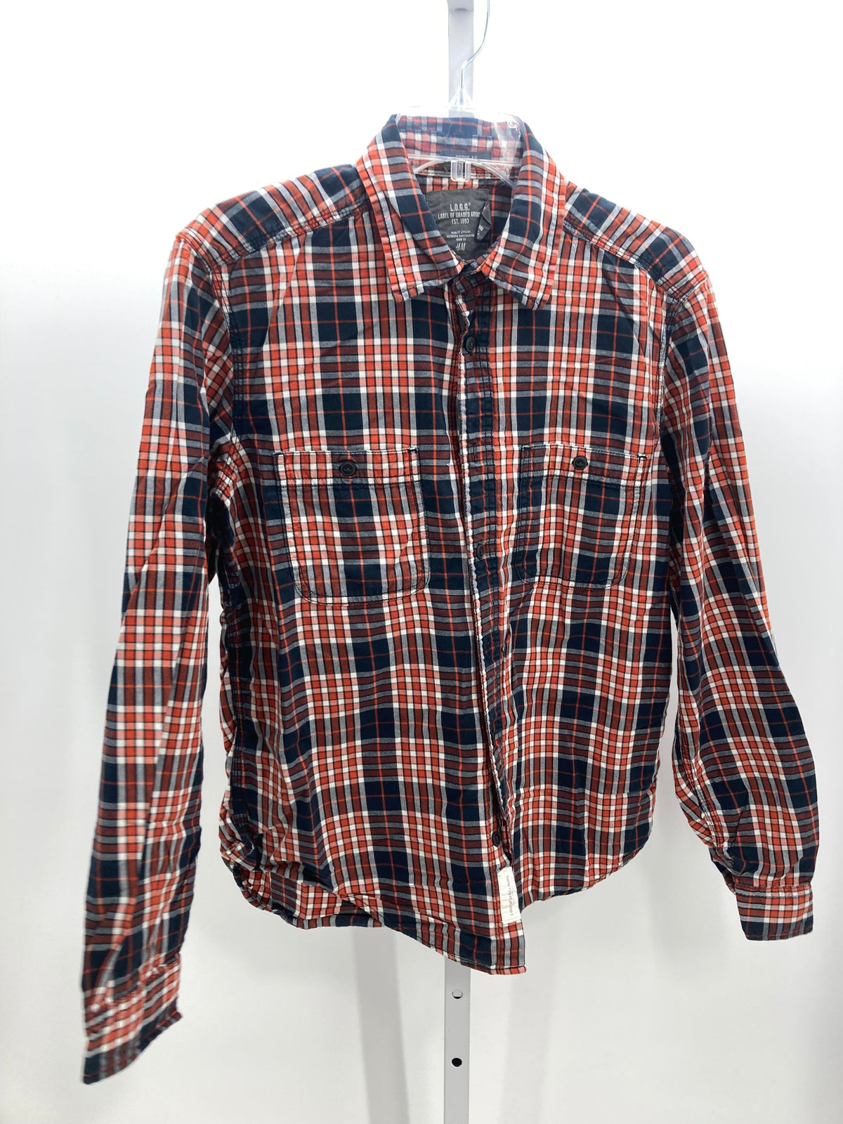 NAVY PLAID