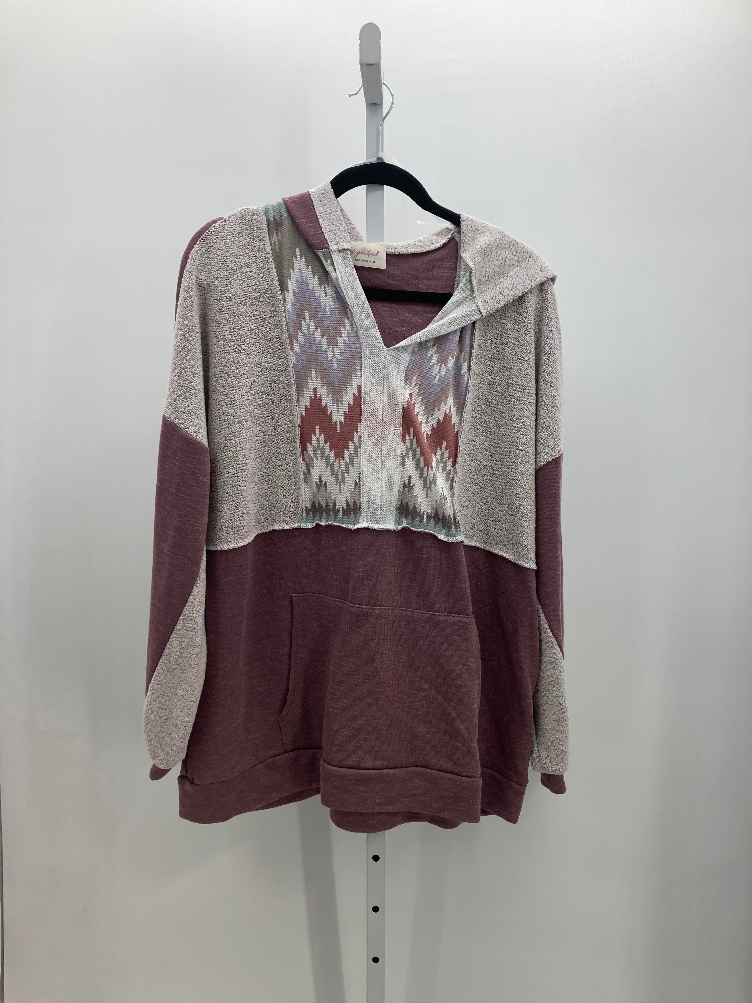 Size 2X Womens Long Sleeve Shirt