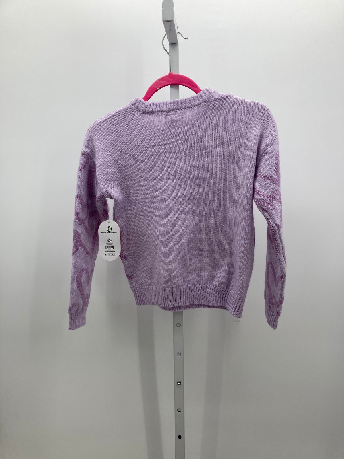 Wonder Nation Size 7-8 Girls Long Sleeve Sweater