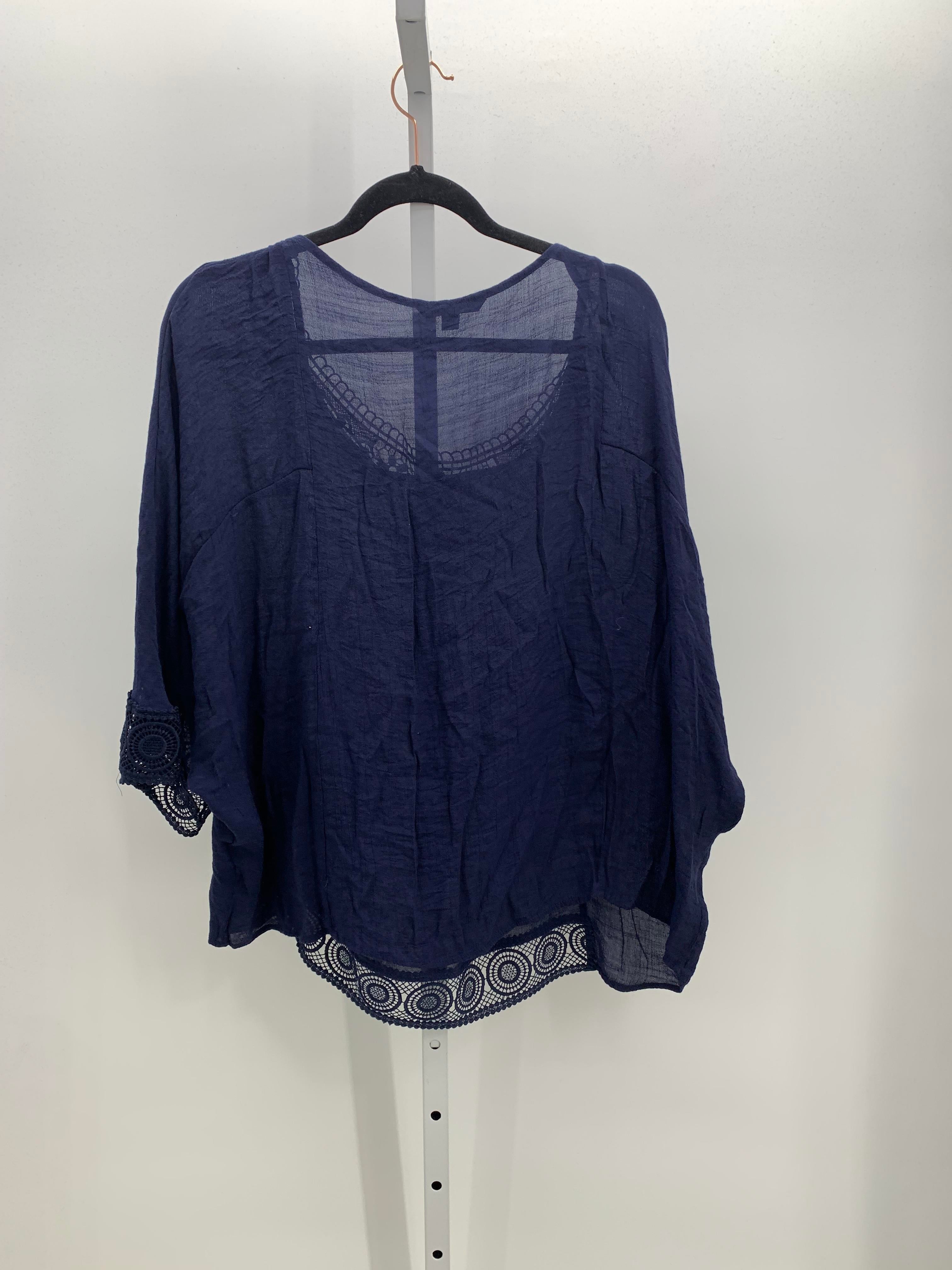 Zac & Rachel Size XXL Misses Short Sleeve Shirt