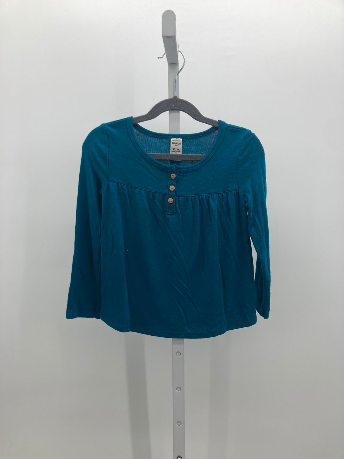Osh Kosh Size 4T Girls Long Sleeve Shirt