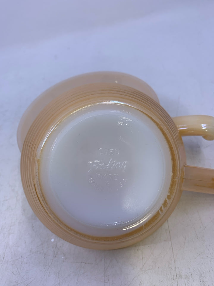 2 FRENCH HANDLE SOUP BOWLS