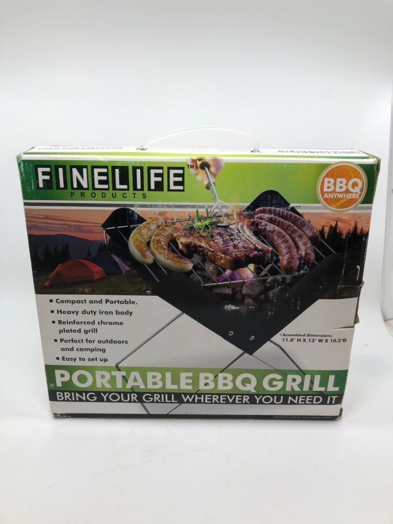 NIB PORTABLE BBQ GRILL.
