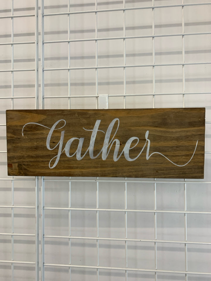 GATHER WOOD WALL-HANGING.